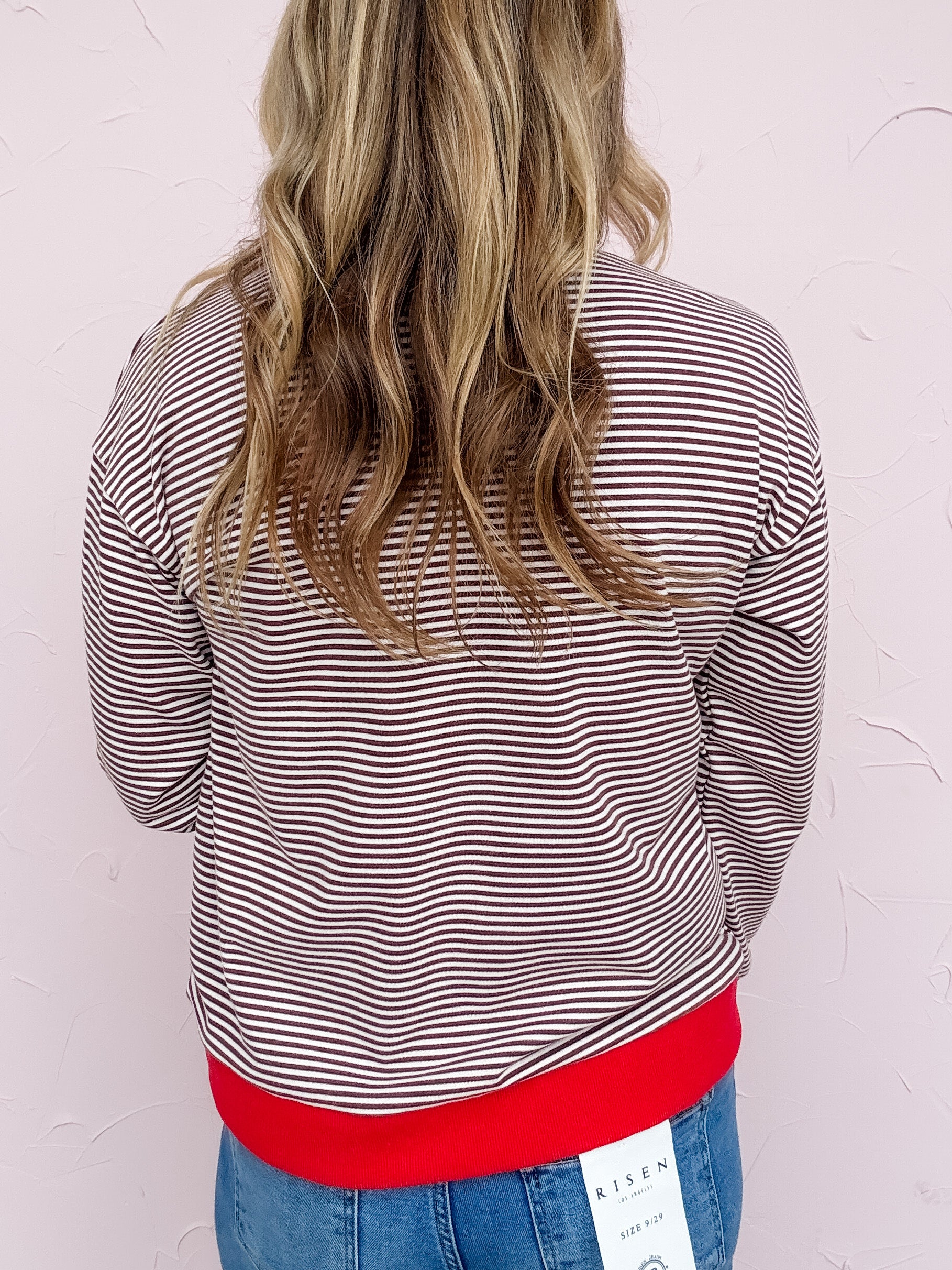Peppermint Stripe Pullover
