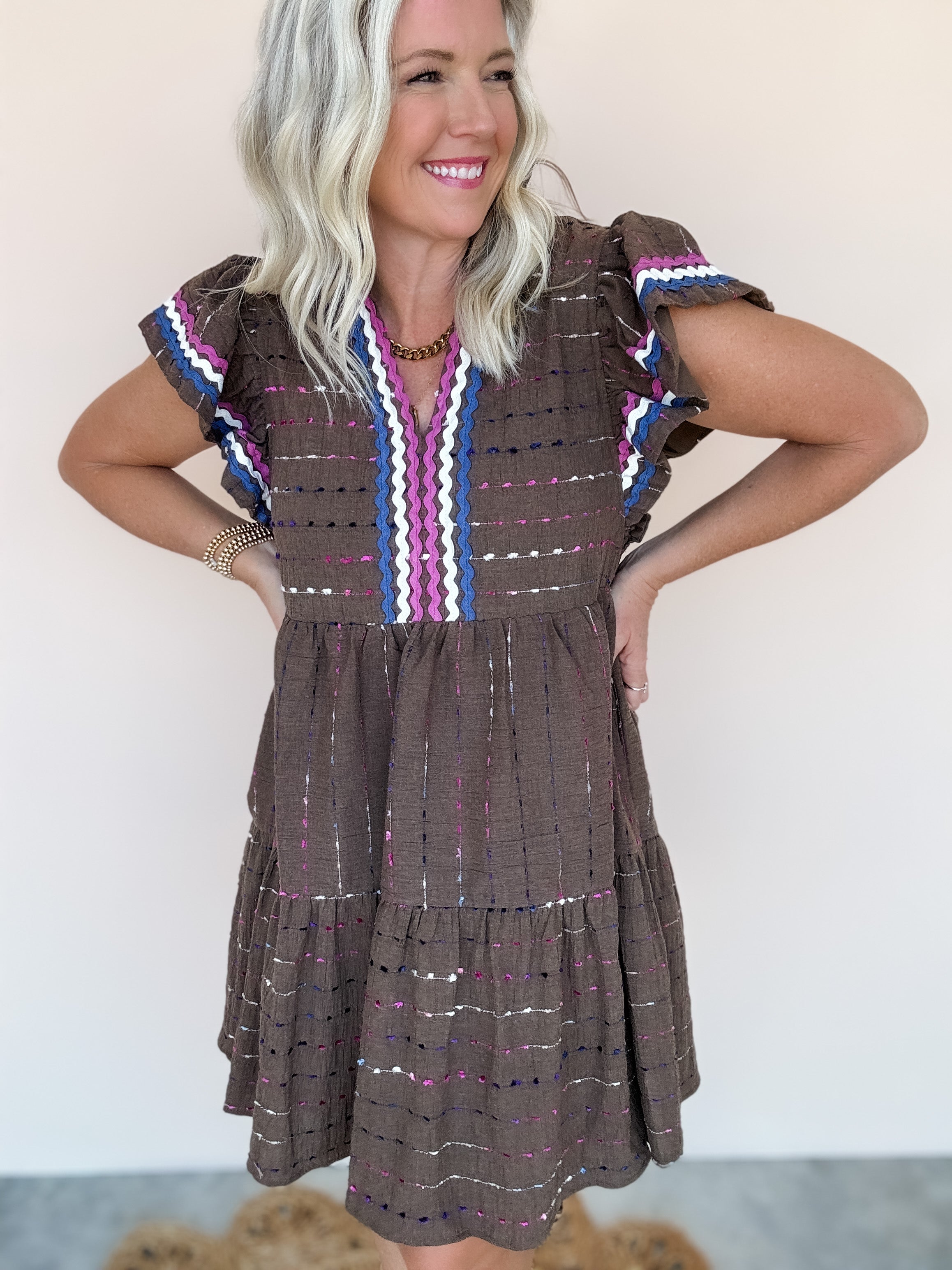 Rustic Dreamscape Mini Dress