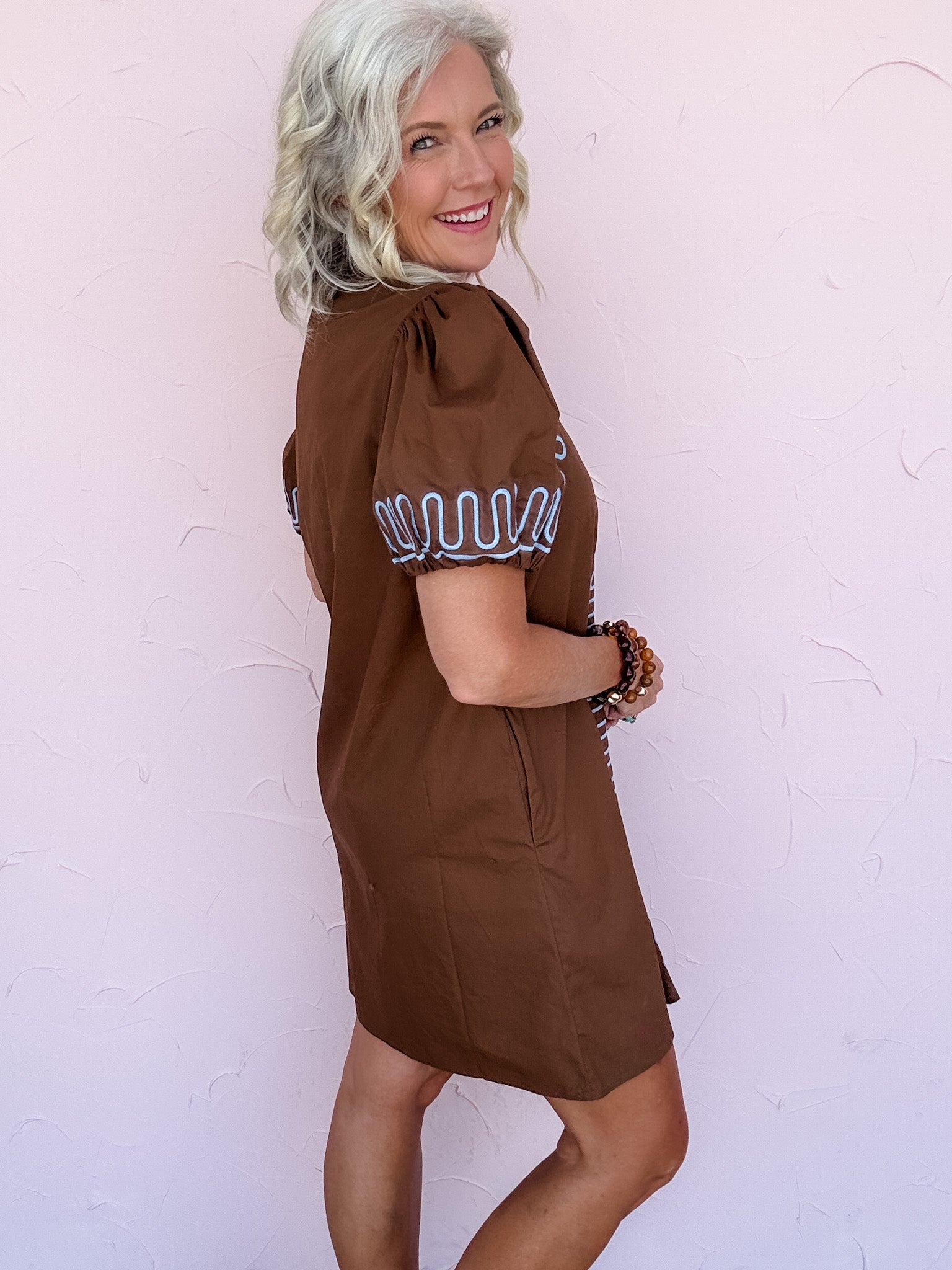 Sunburst Stitch Dress