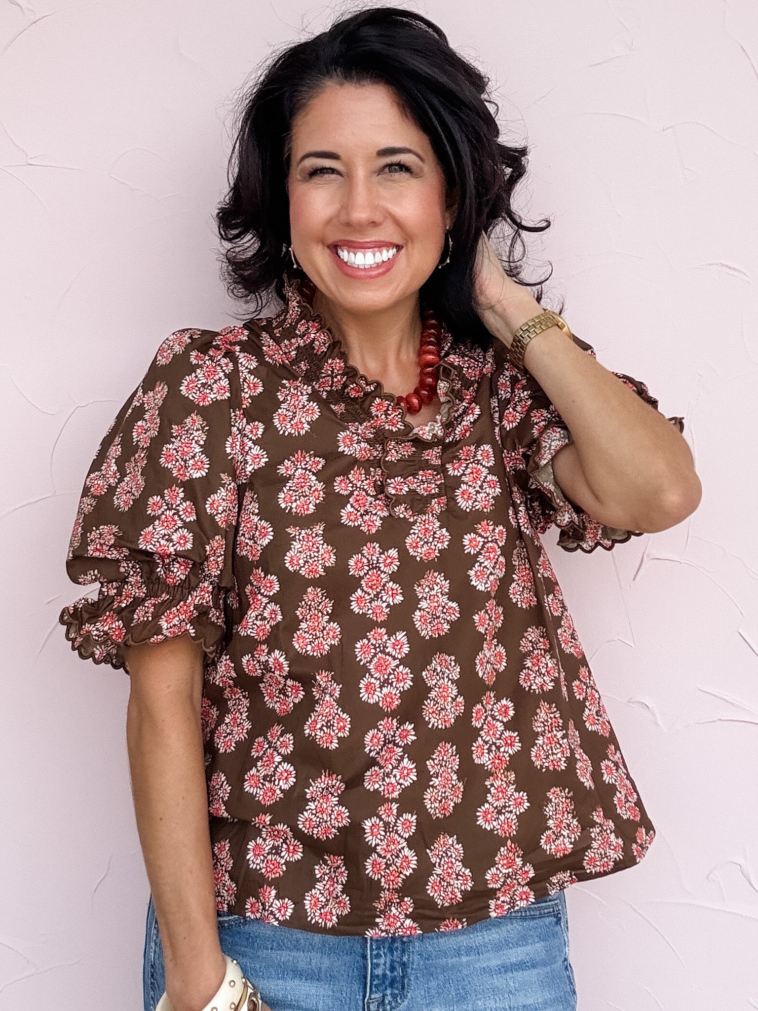 Falling Petals Top