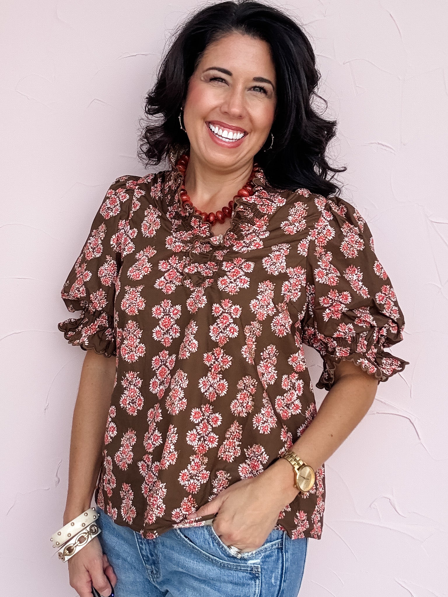 Falling Petals Top