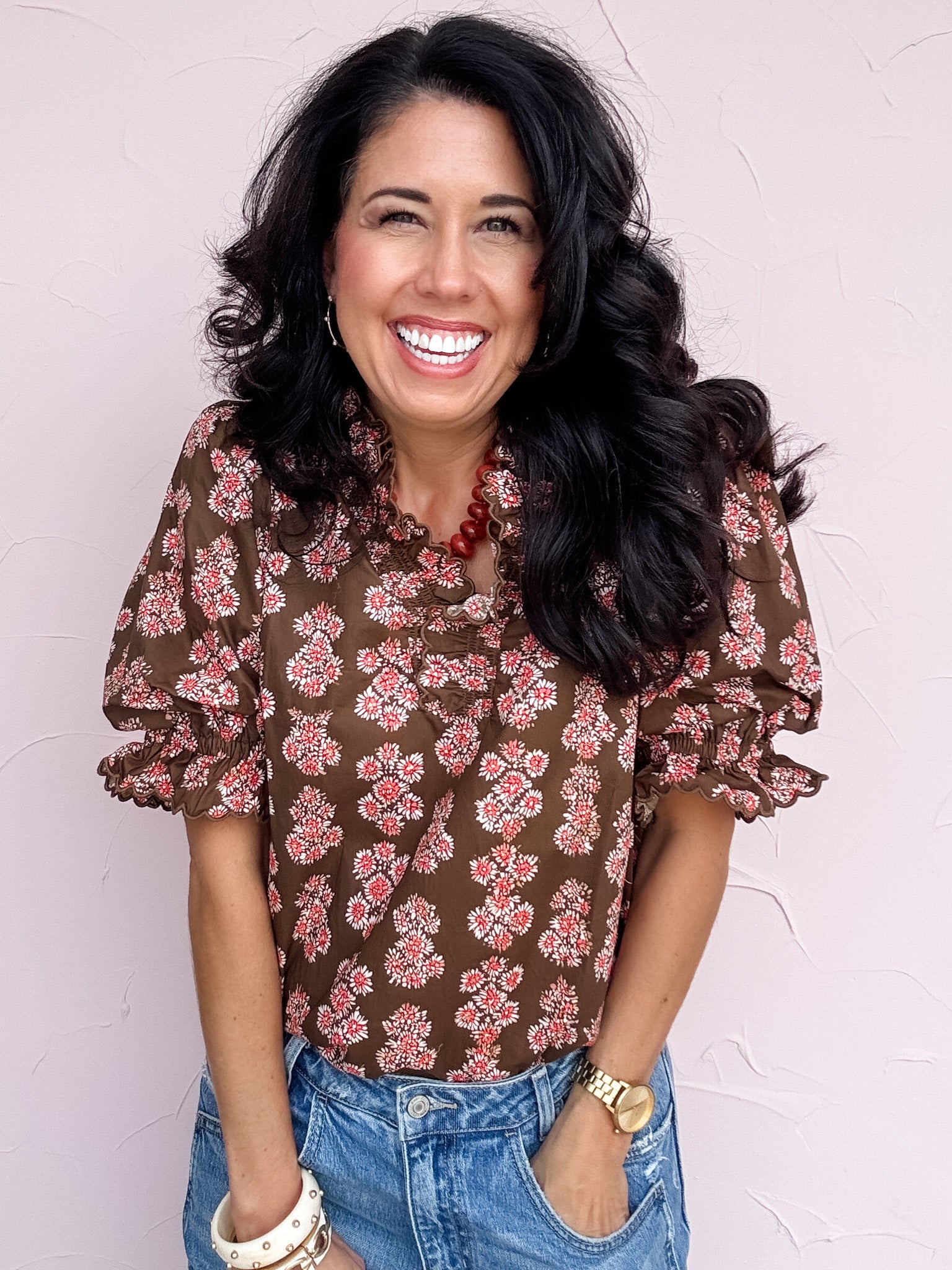 Falling Petals Top