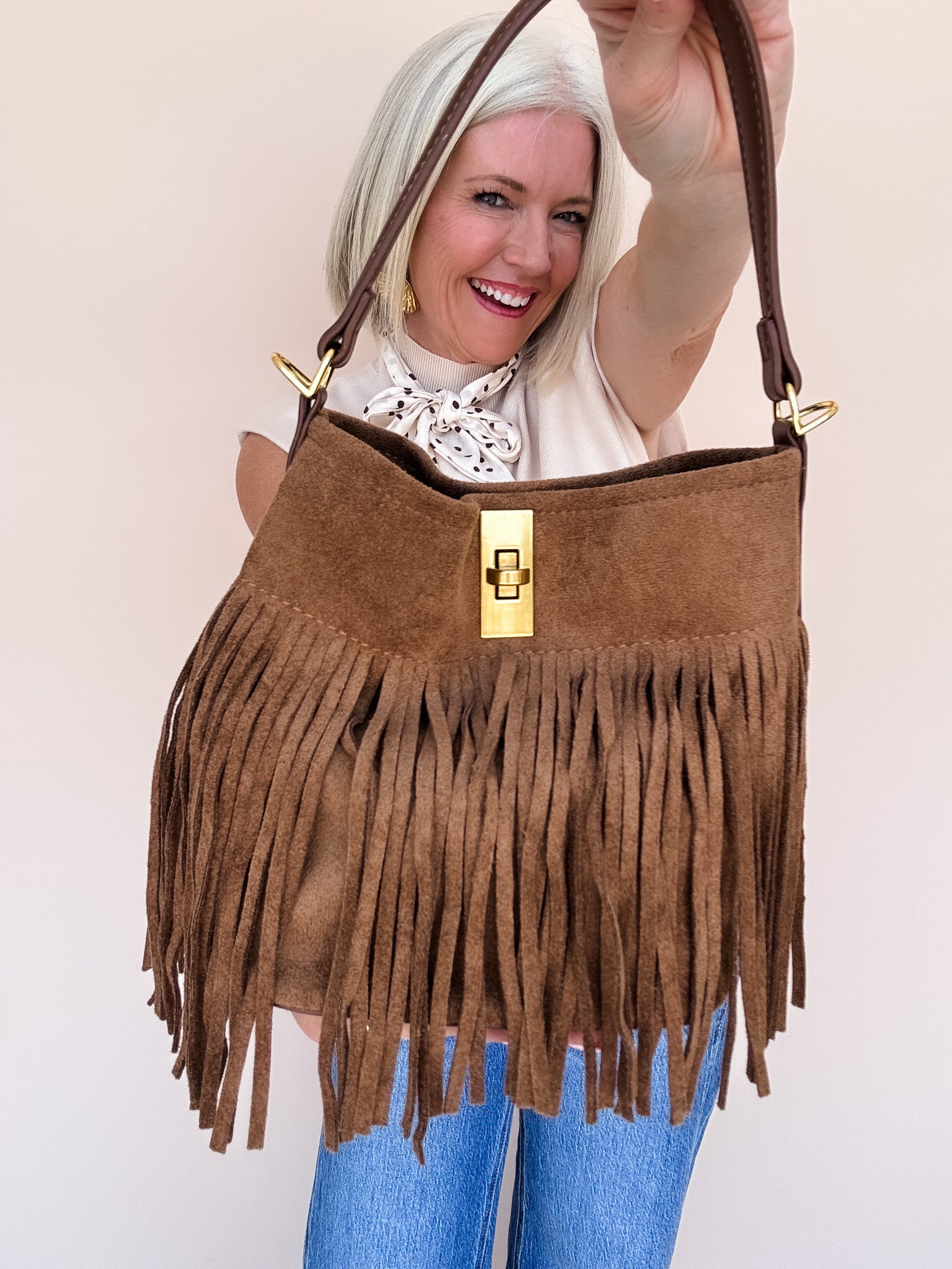 Golden Hour Bucket Bag | Brown