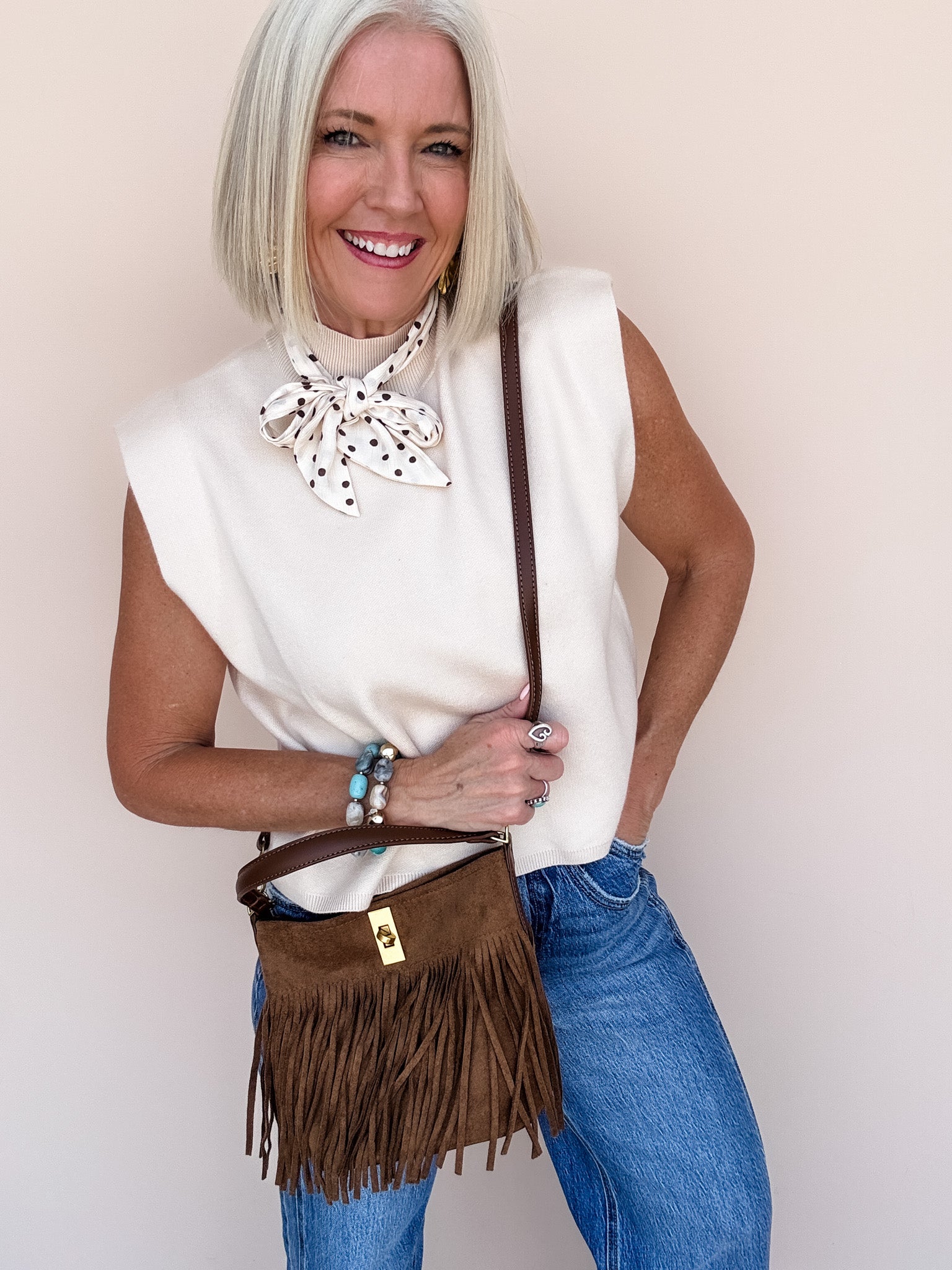 Golden Hour Bucket Bag | Brown
