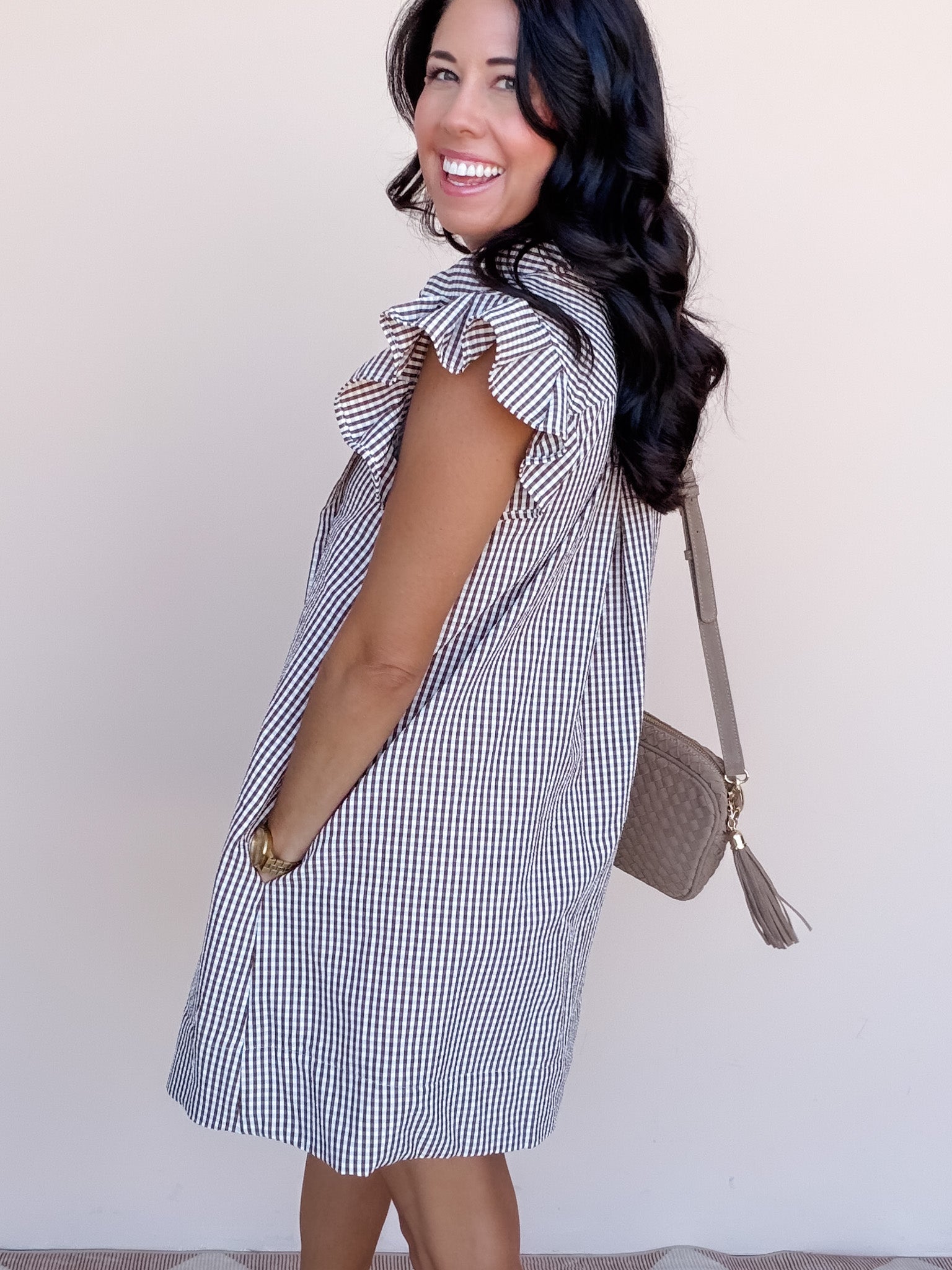 Little Miss Sunshine Dress | Brown