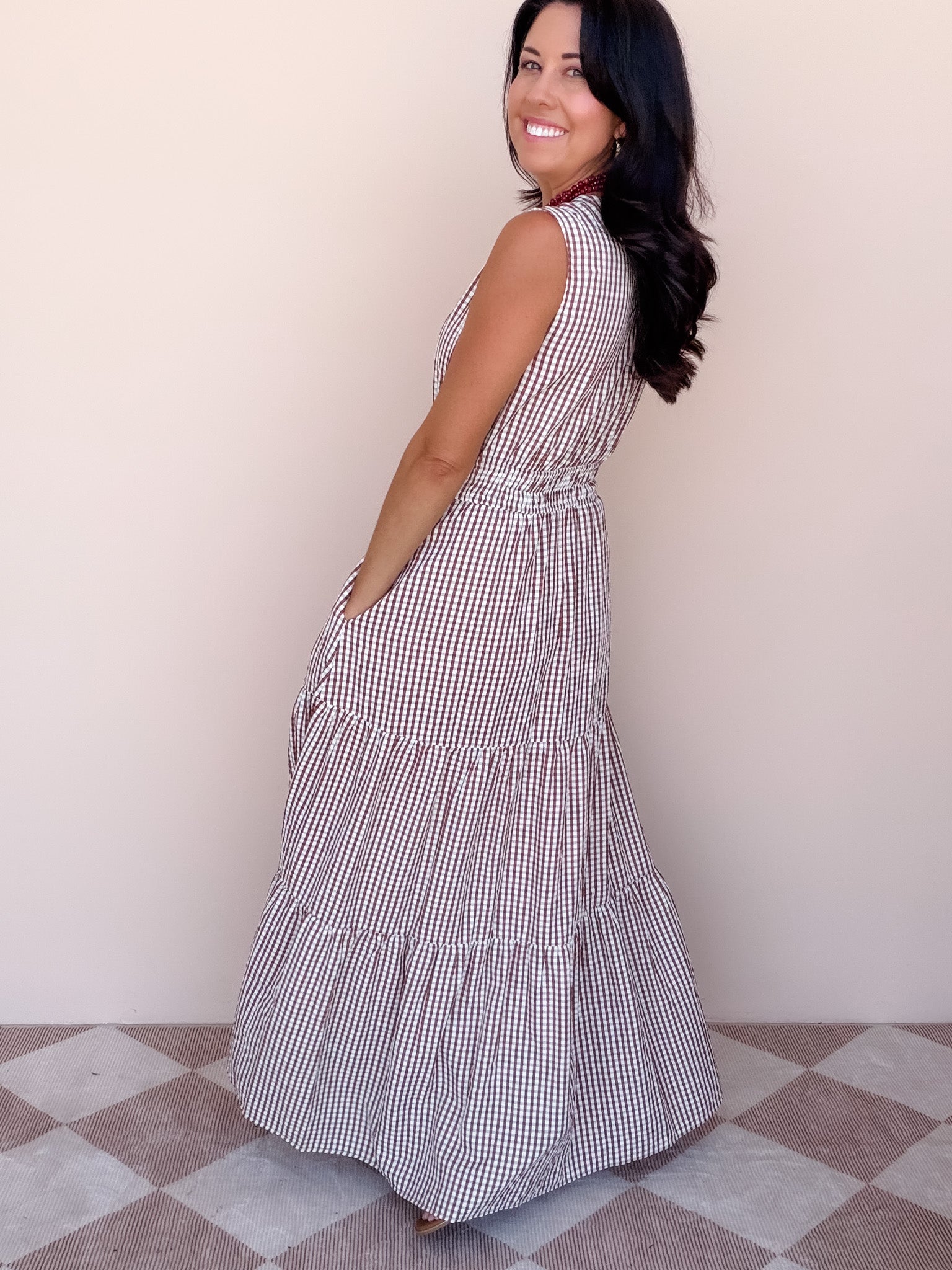 Gingham Grove Dress