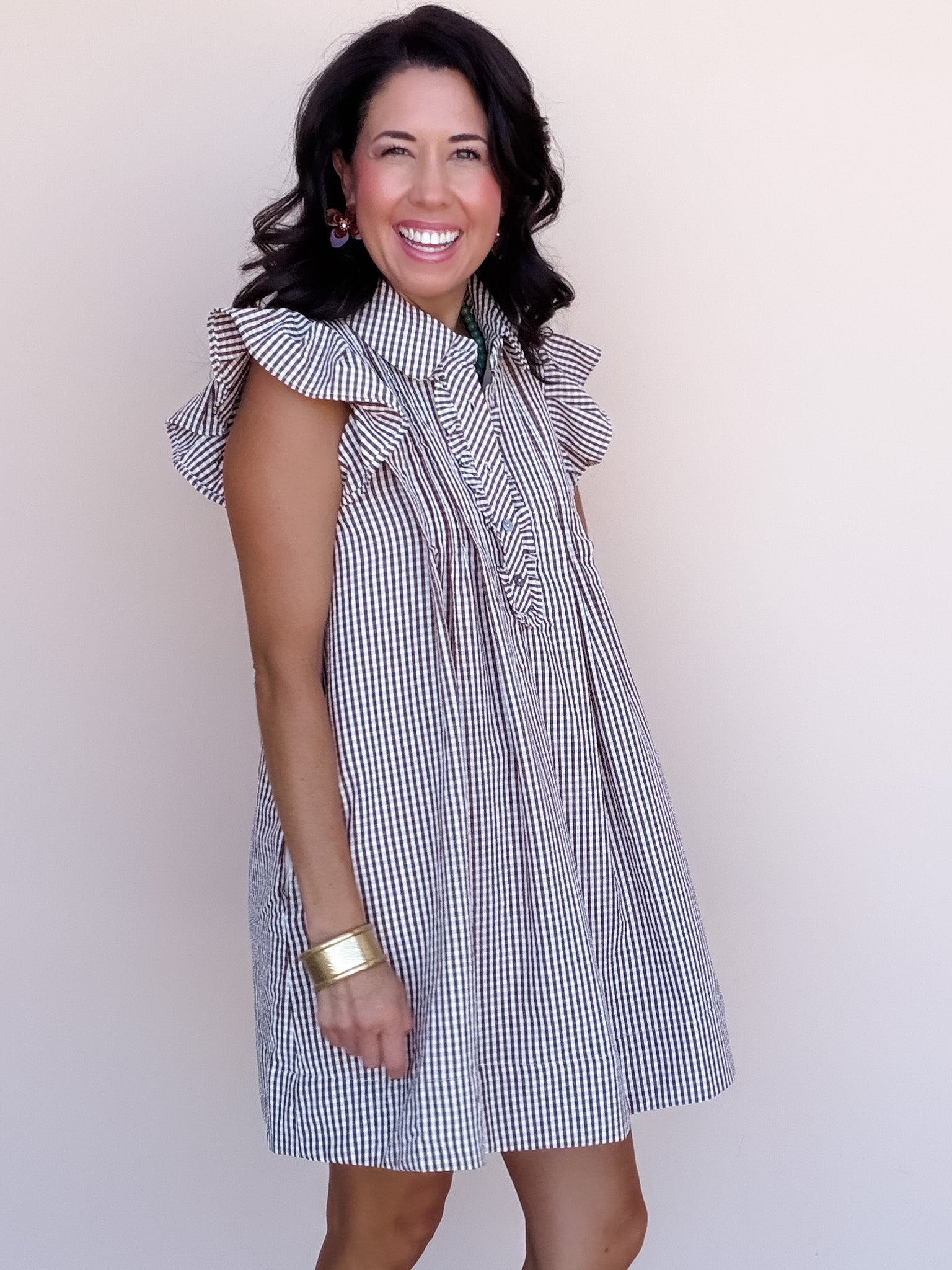Little Miss Sunshine Dress | Brown