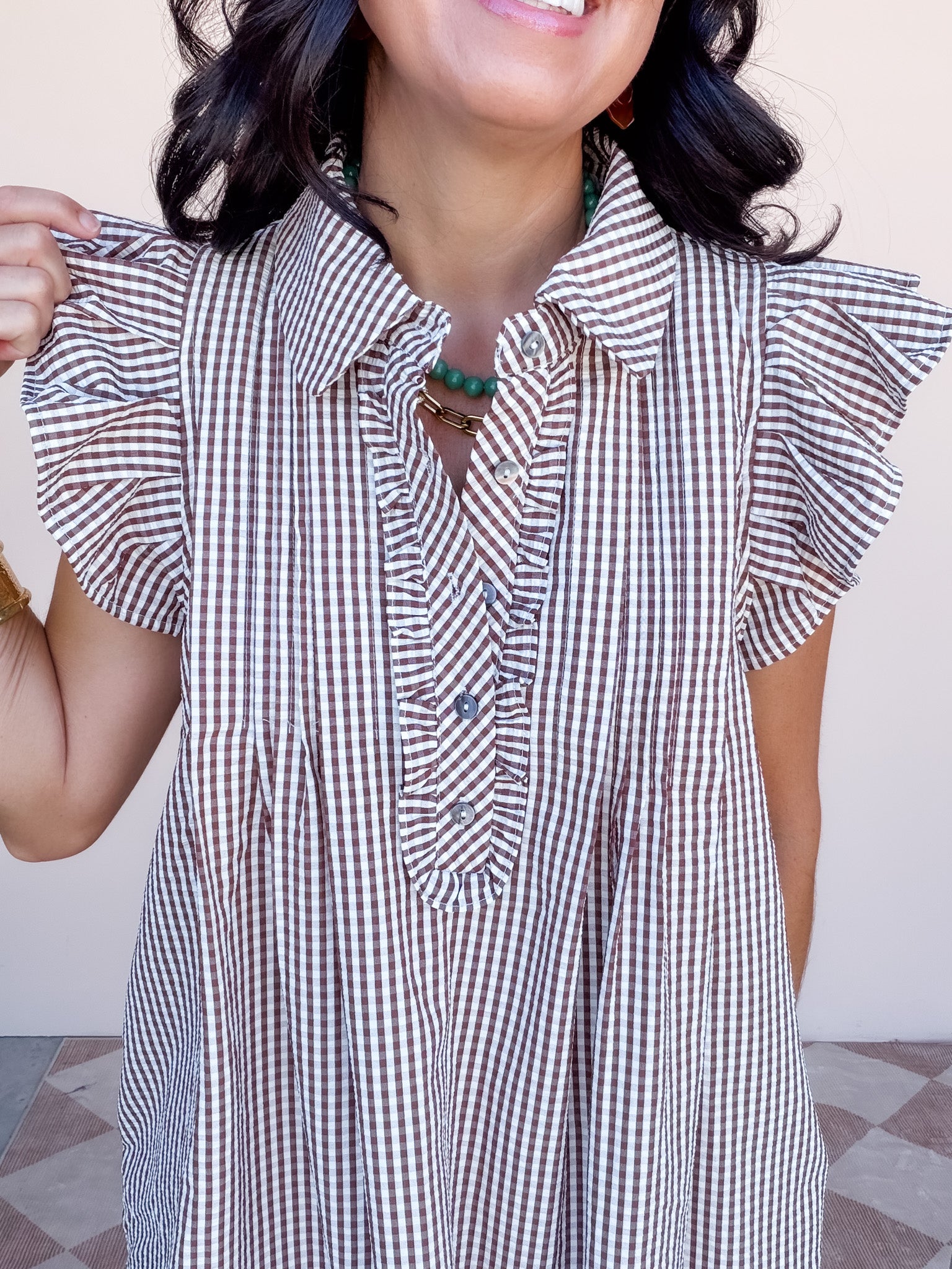 Little Miss Sunshine Dress | Brown