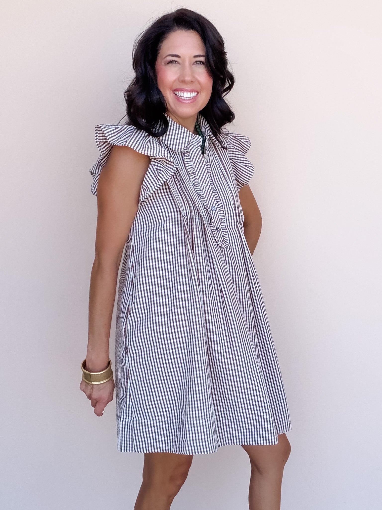 Little Miss Sunshine Dress | Brown