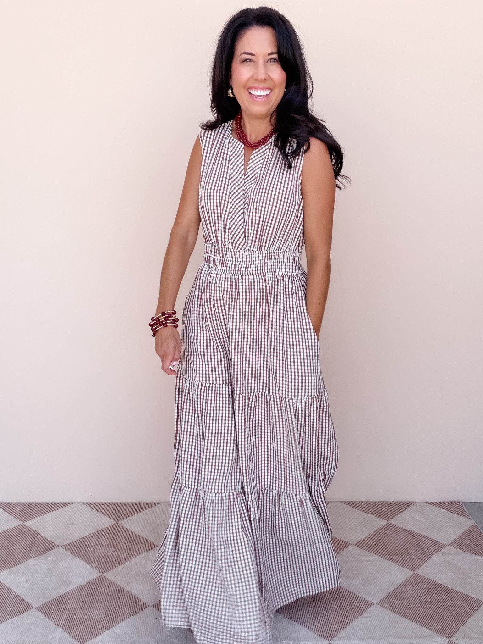 Gingham Grove Dress