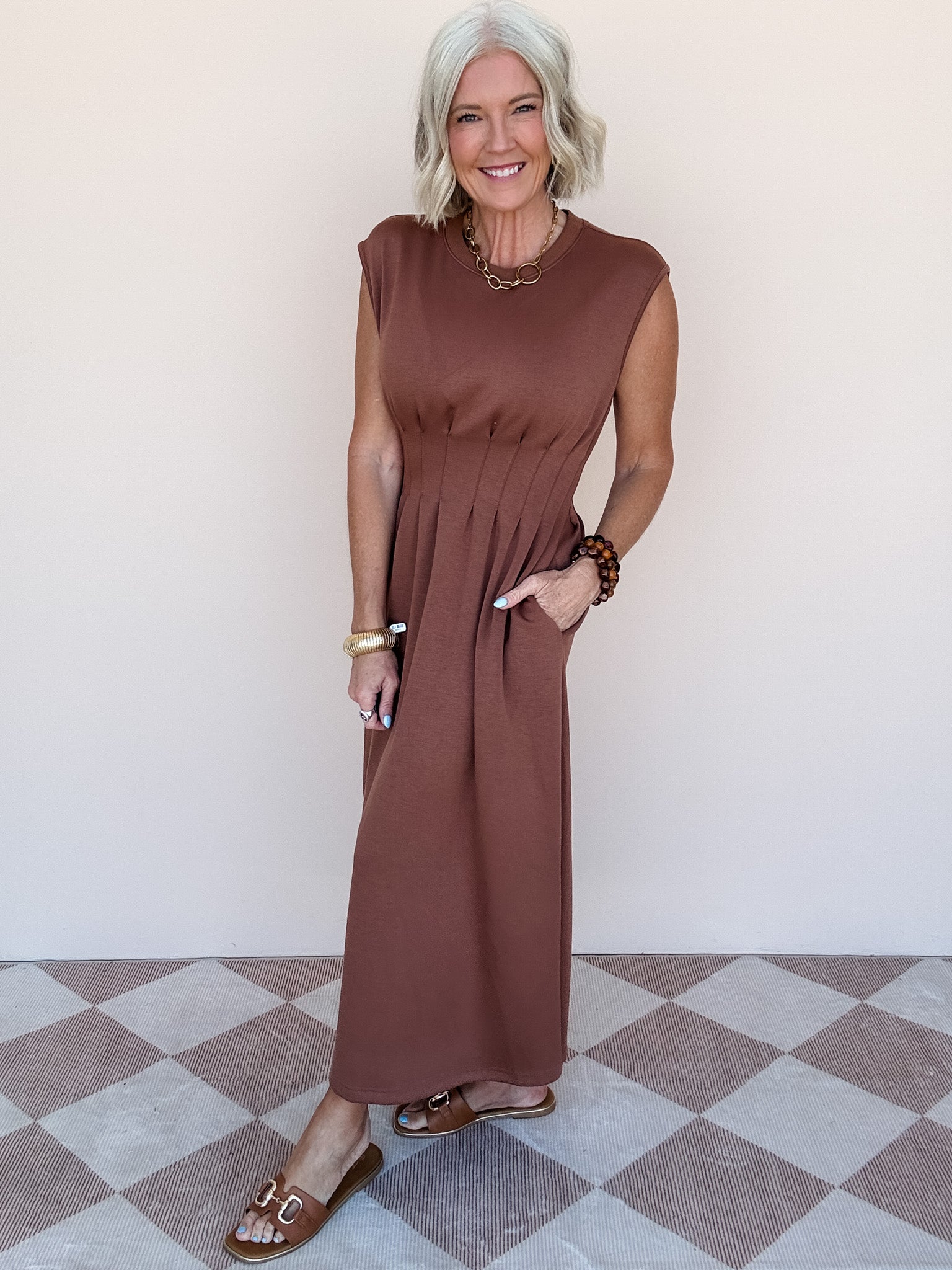 Everyday Ease Dress | Mocha