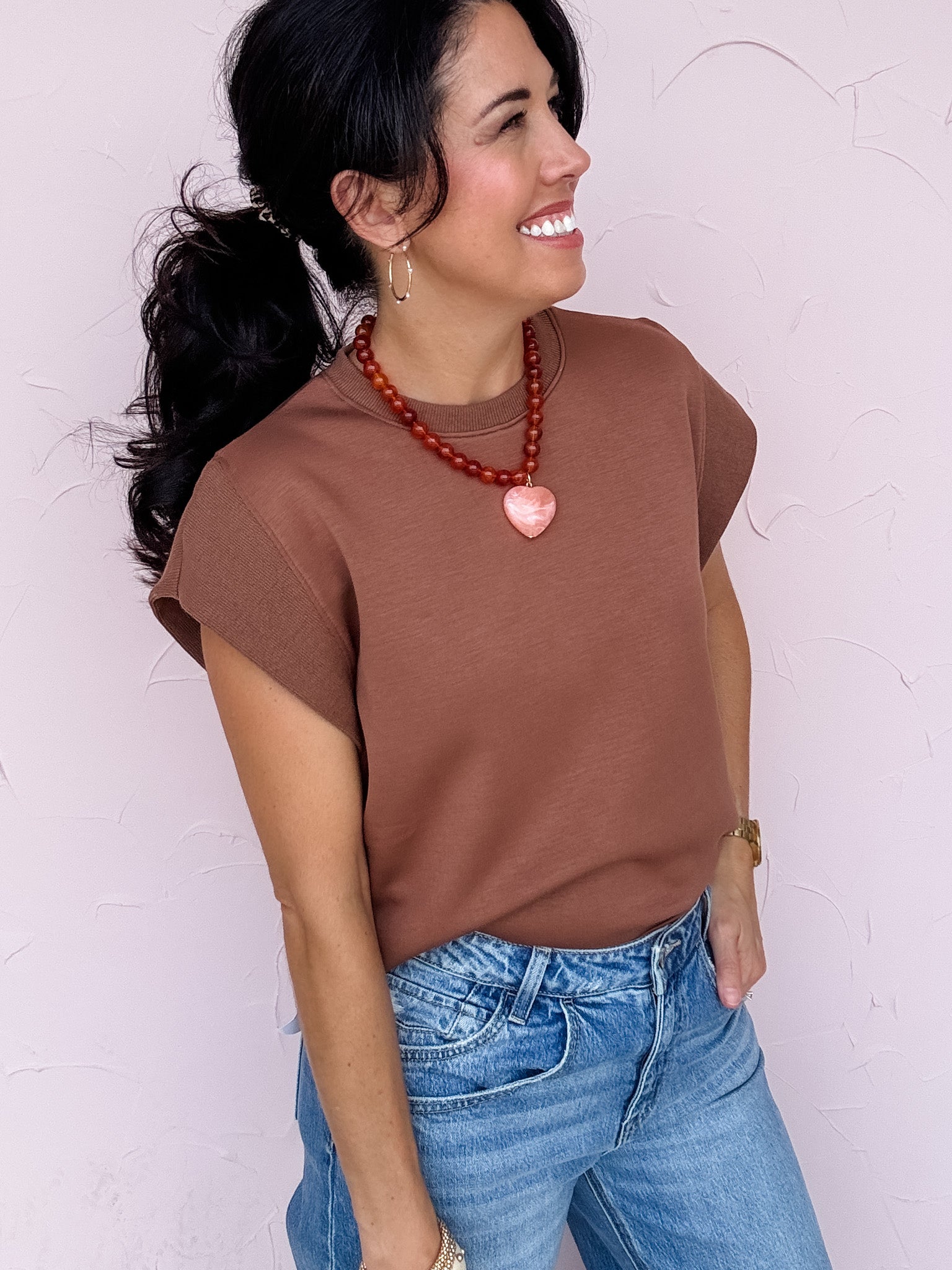 Kelly Coast Top | Mocha