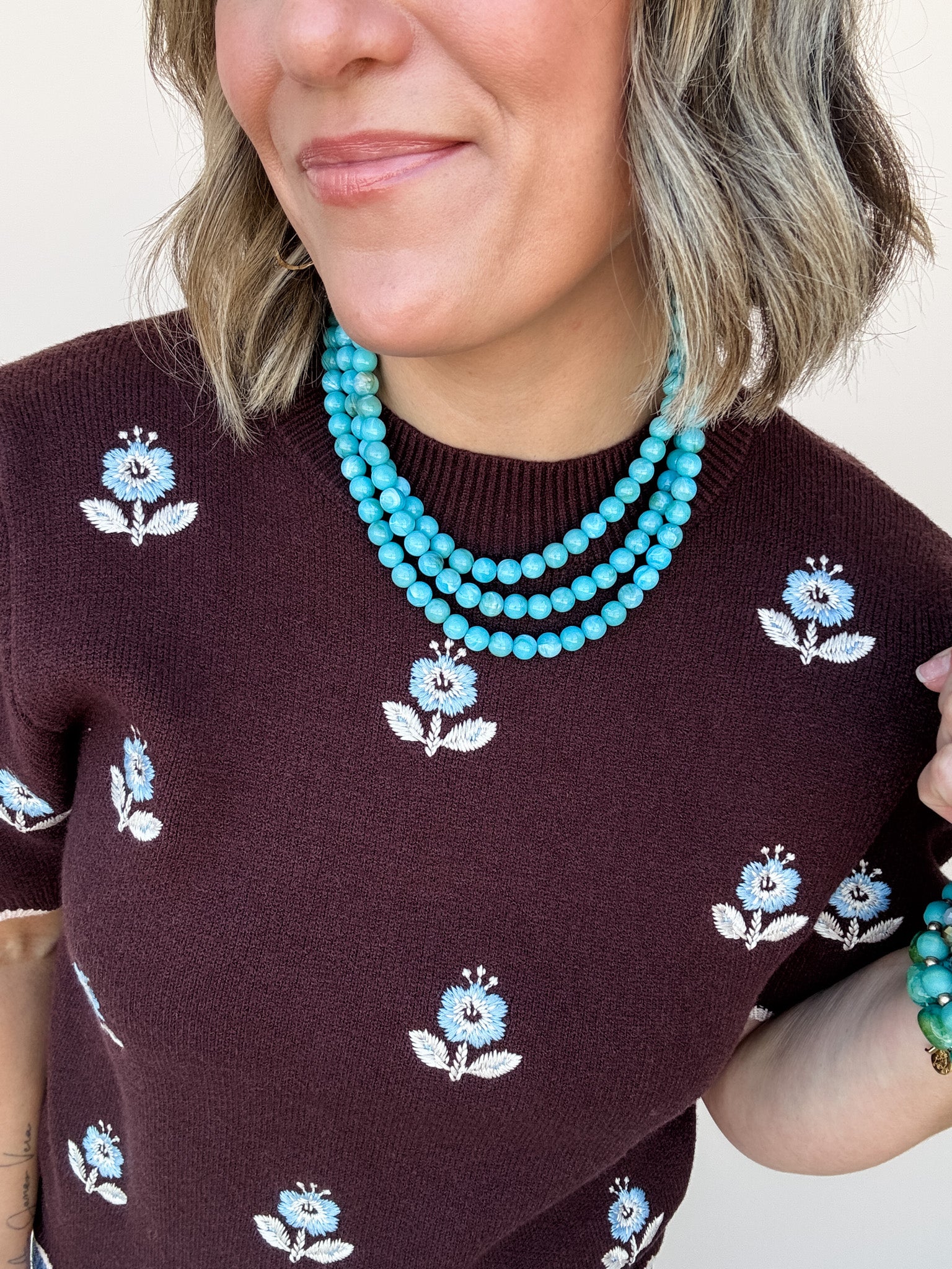 Chocolate Bloom Sweater