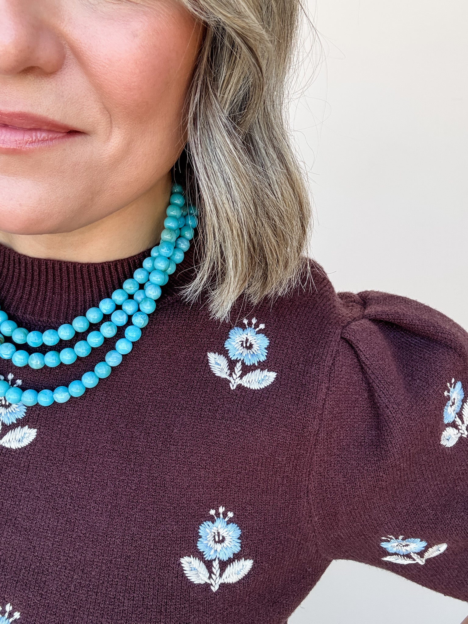 Chocolate Bloom Sweater