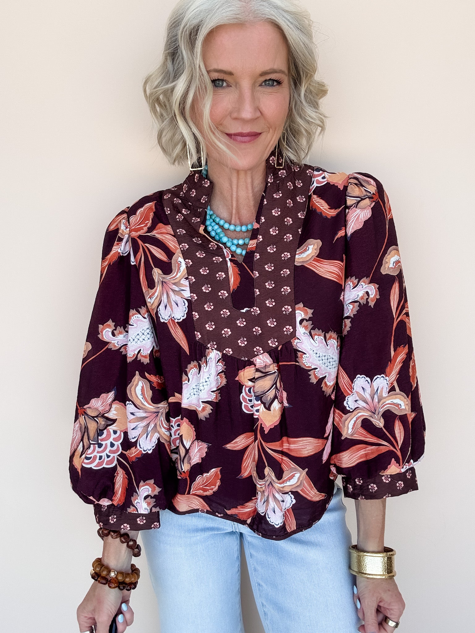Sienna Paisley Top