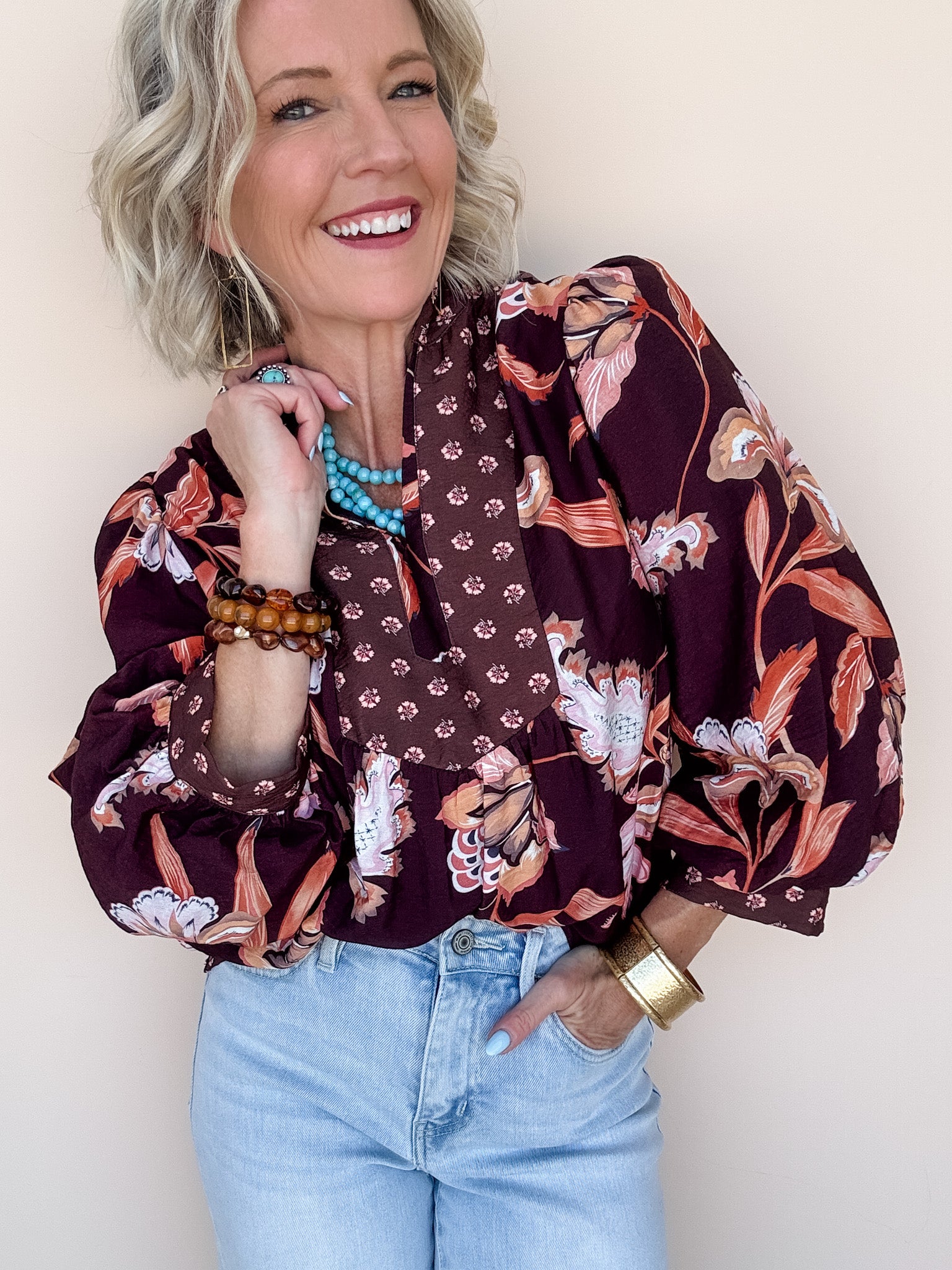 Sienna Paisley Top