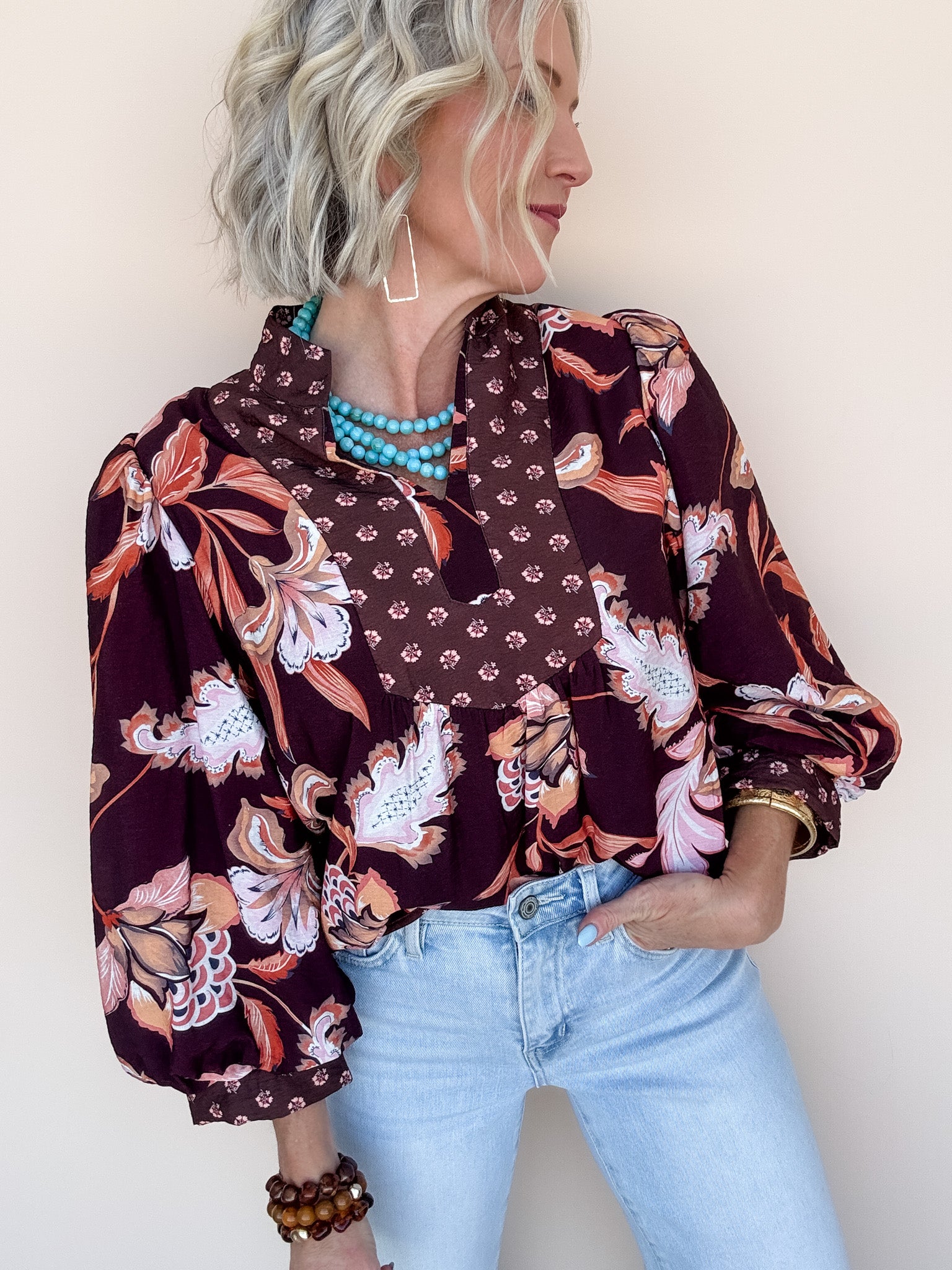 Sienna Paisley Top