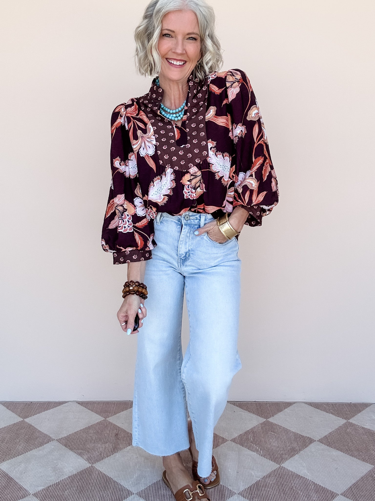 Sienna Paisley Top