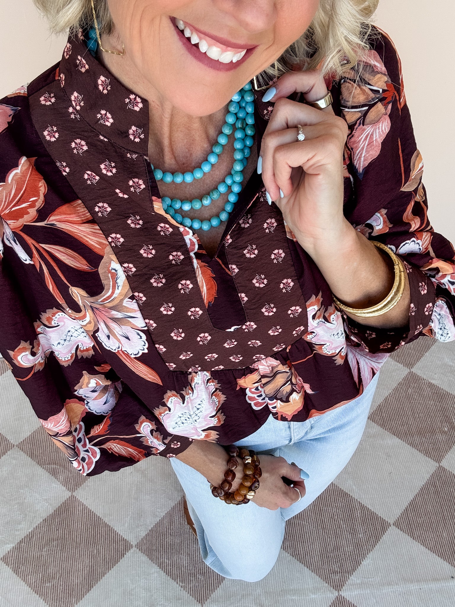 Sienna Paisley Top