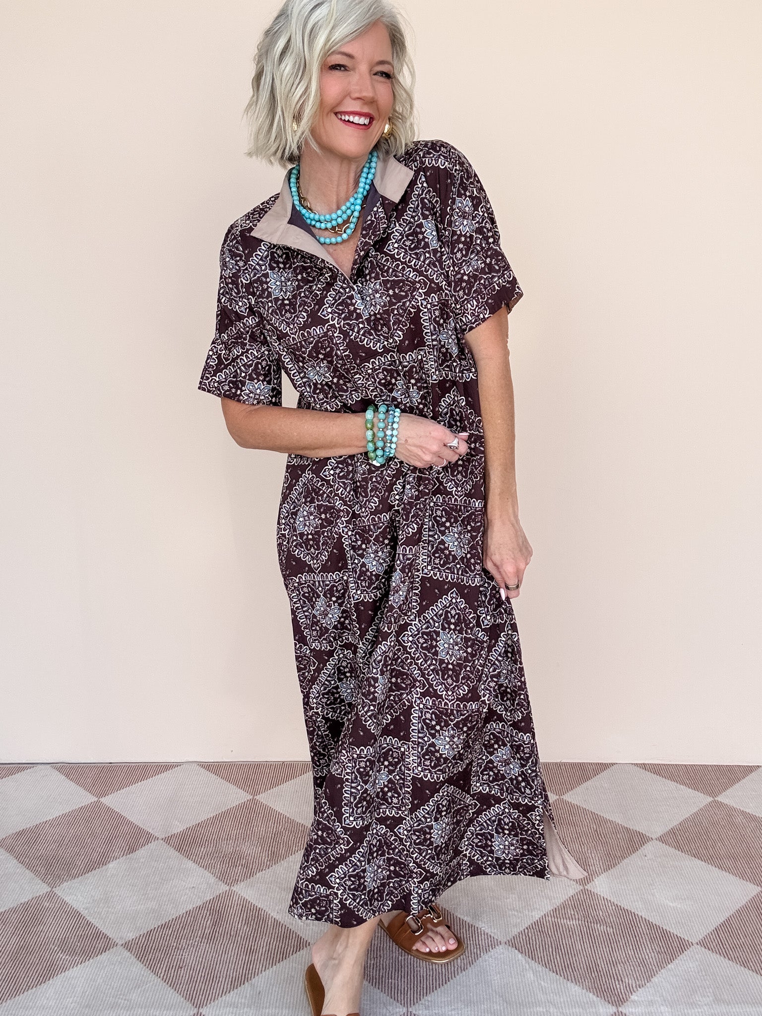 Winslow Dress | Brown