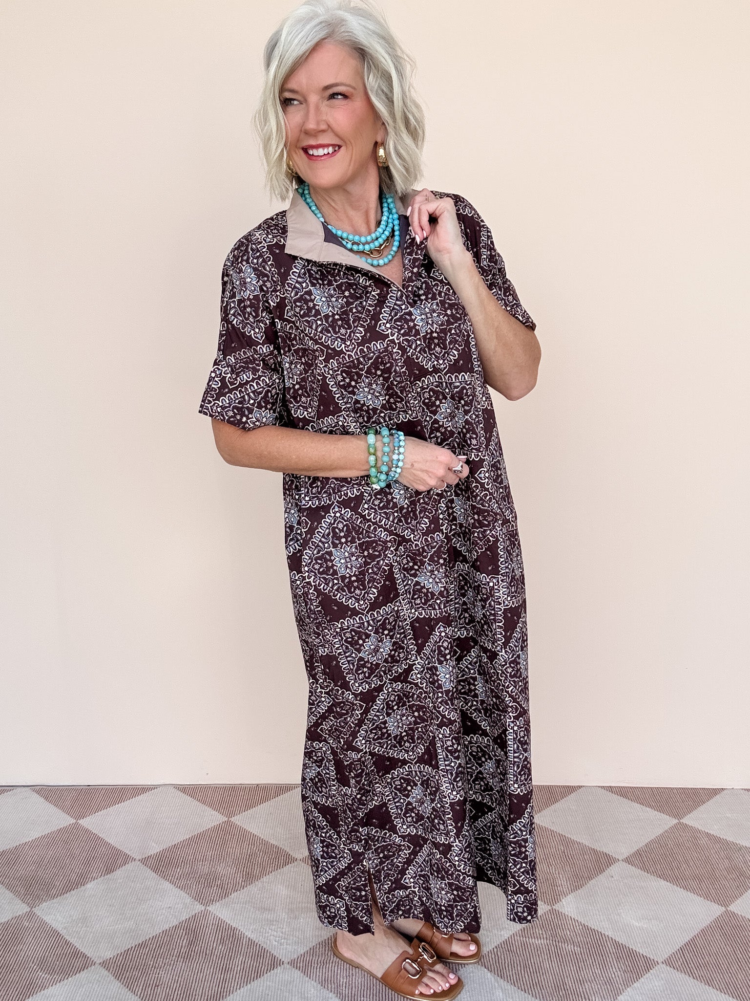 Winslow Dress | Brown