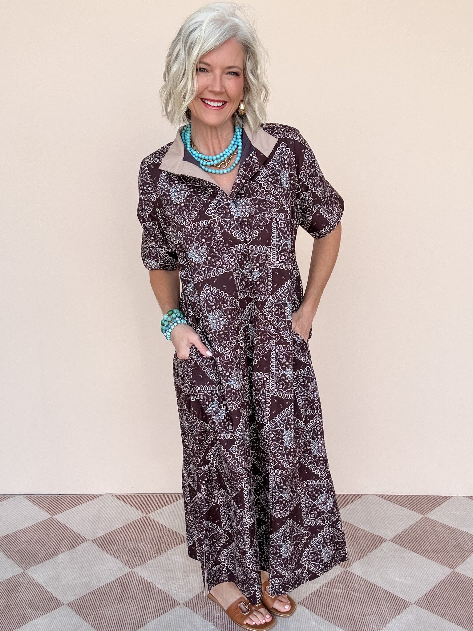 Winslow Dress | Brown