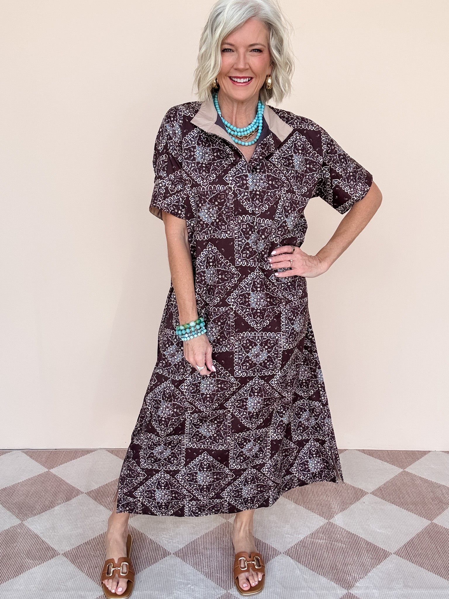 Winslow Dress | Brown