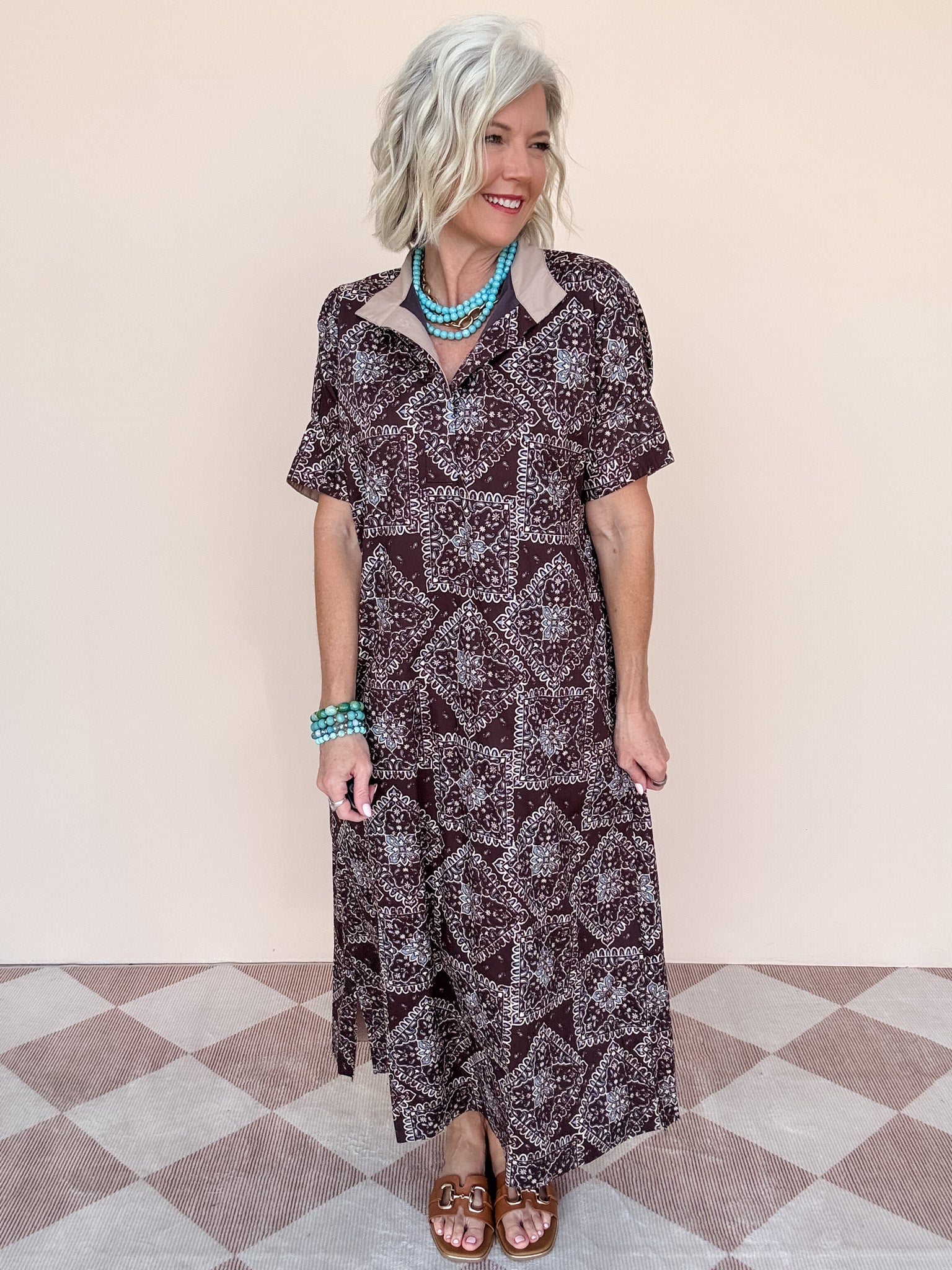 Winslow Dress | Brown