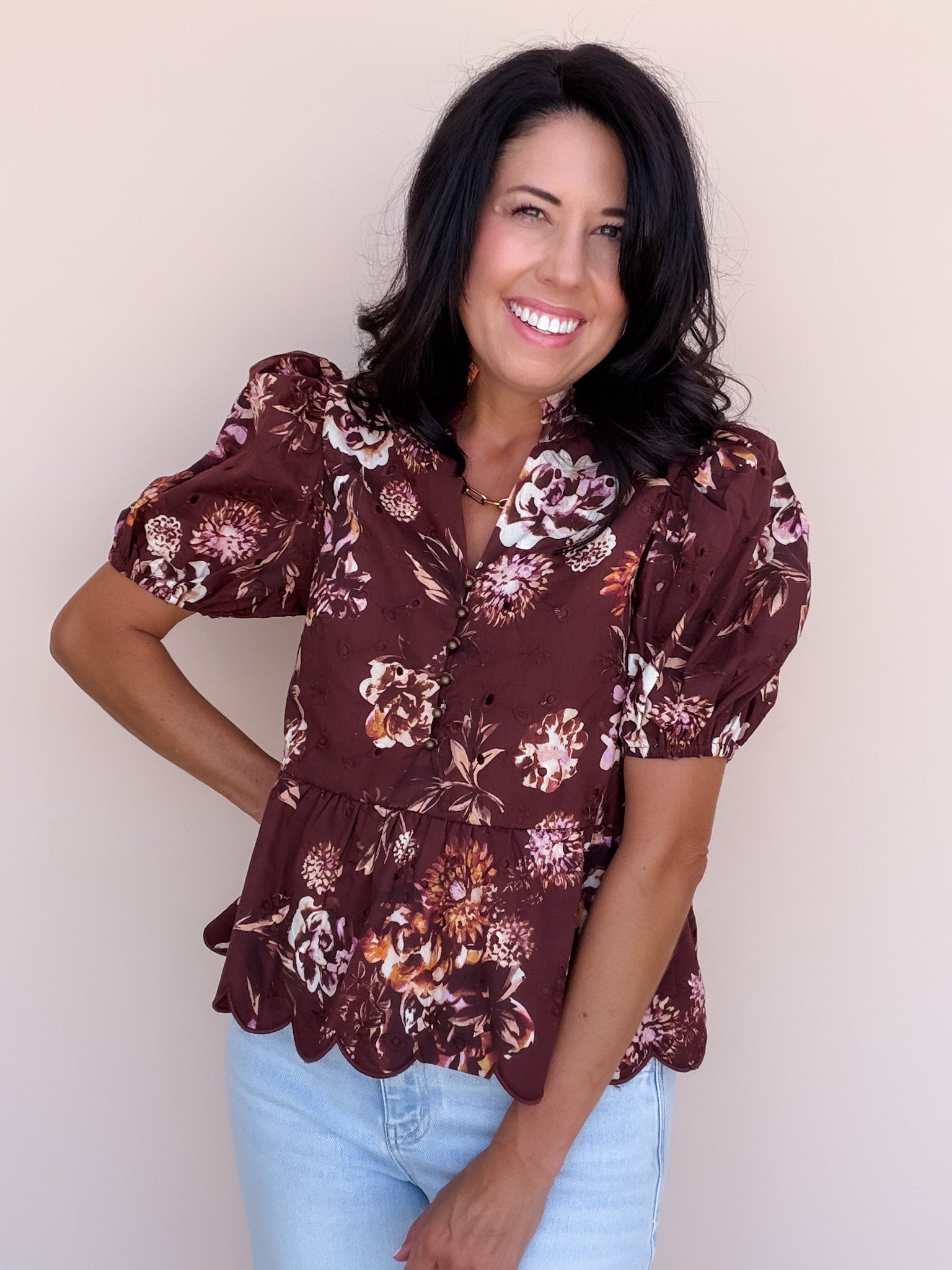 Gruene Getaway Top | Brown