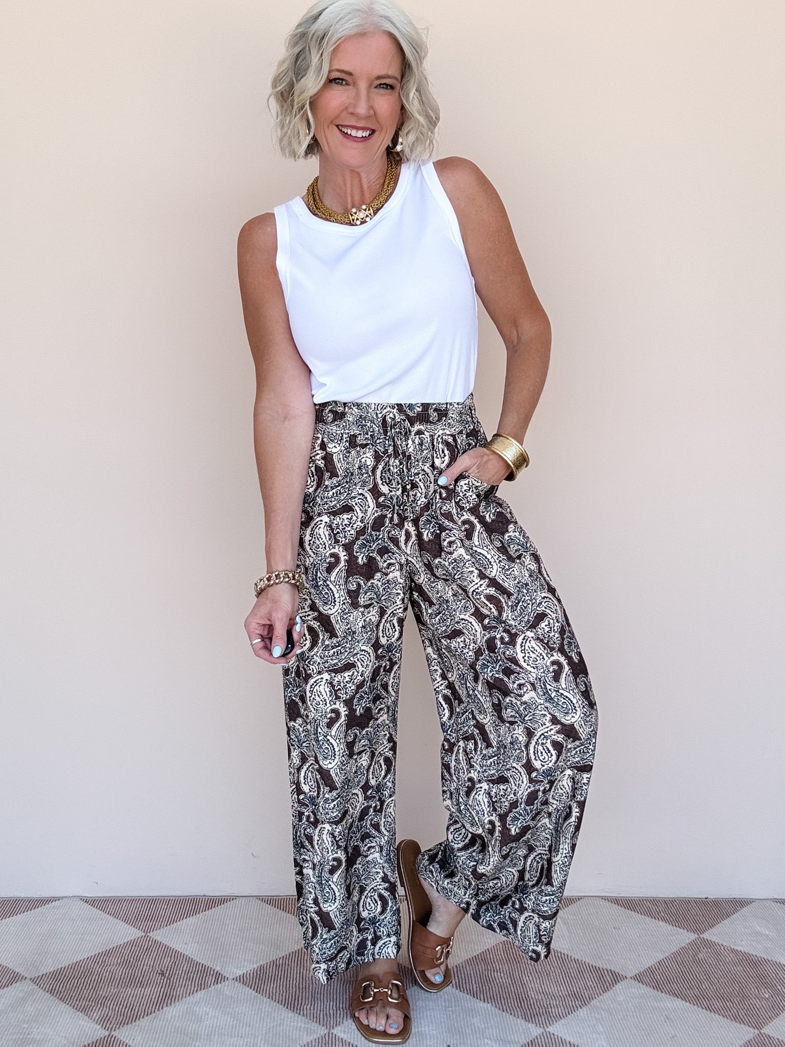 Bexley Paisley Pants