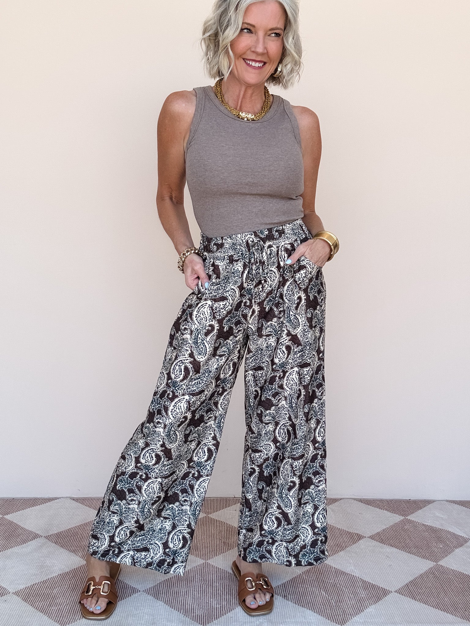 Bexley Paisley Pants