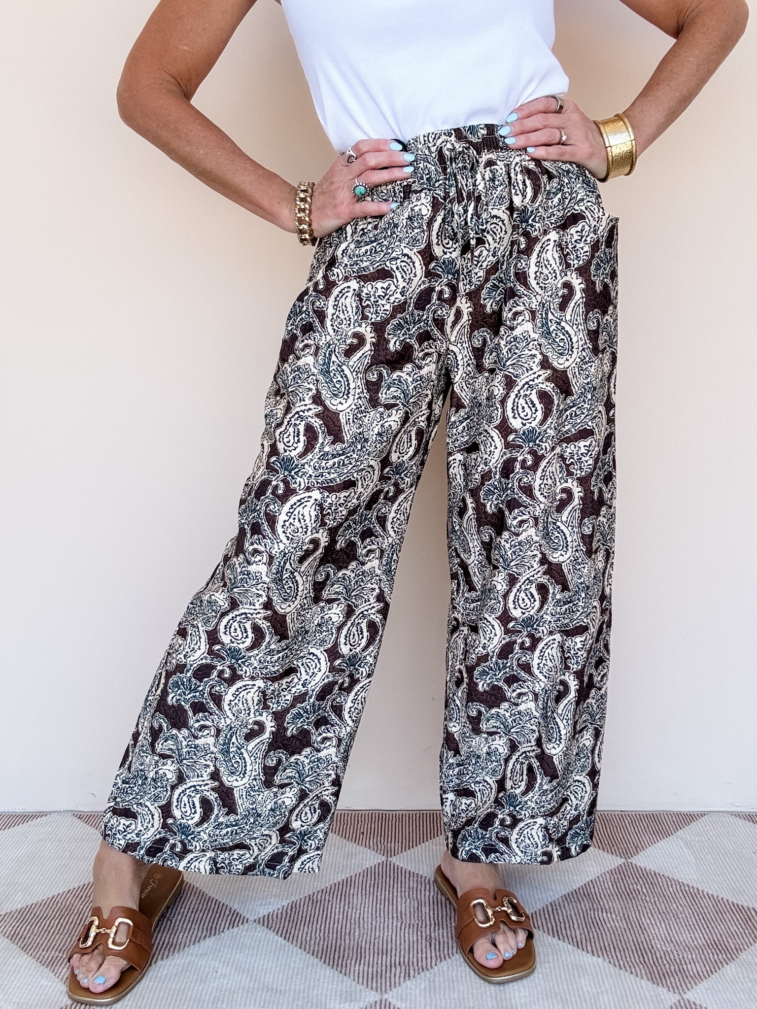 Bexley Paisley Pants