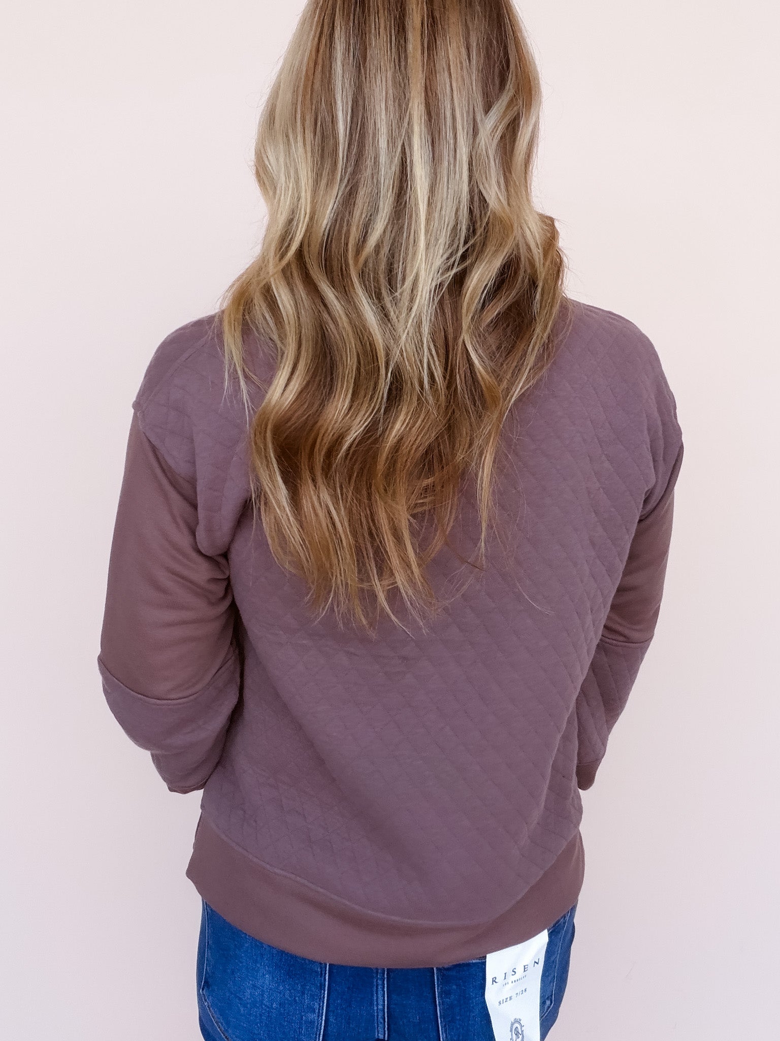 Quilt Trip Pullover | Cocoa
