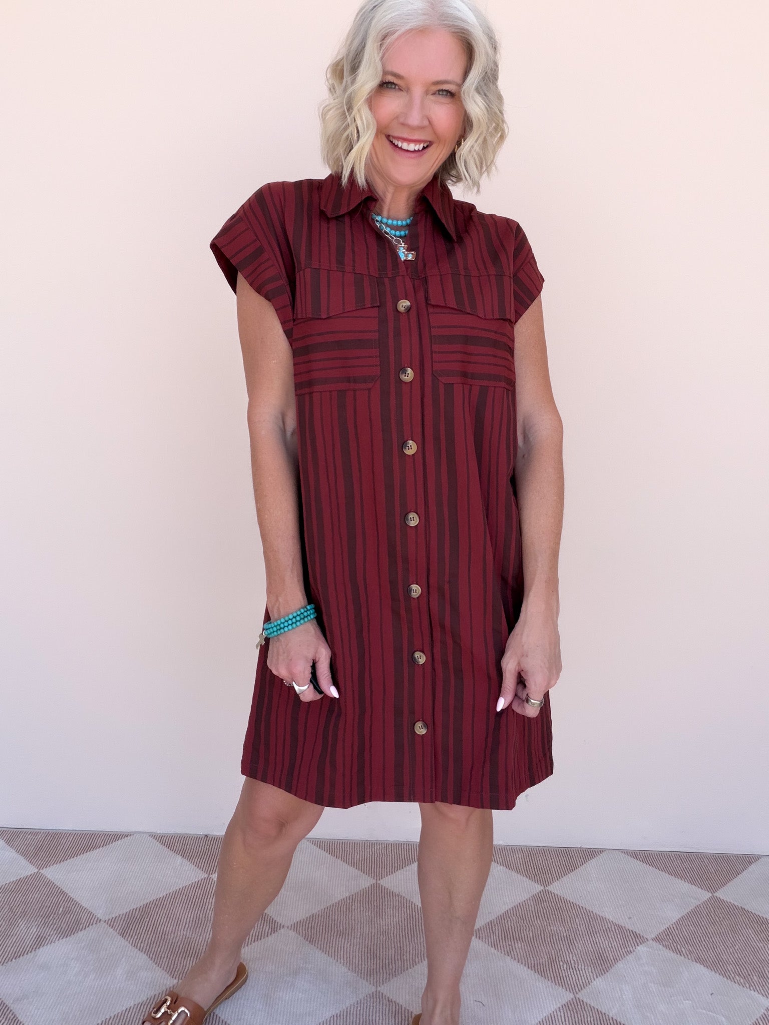 All in a Row Dress