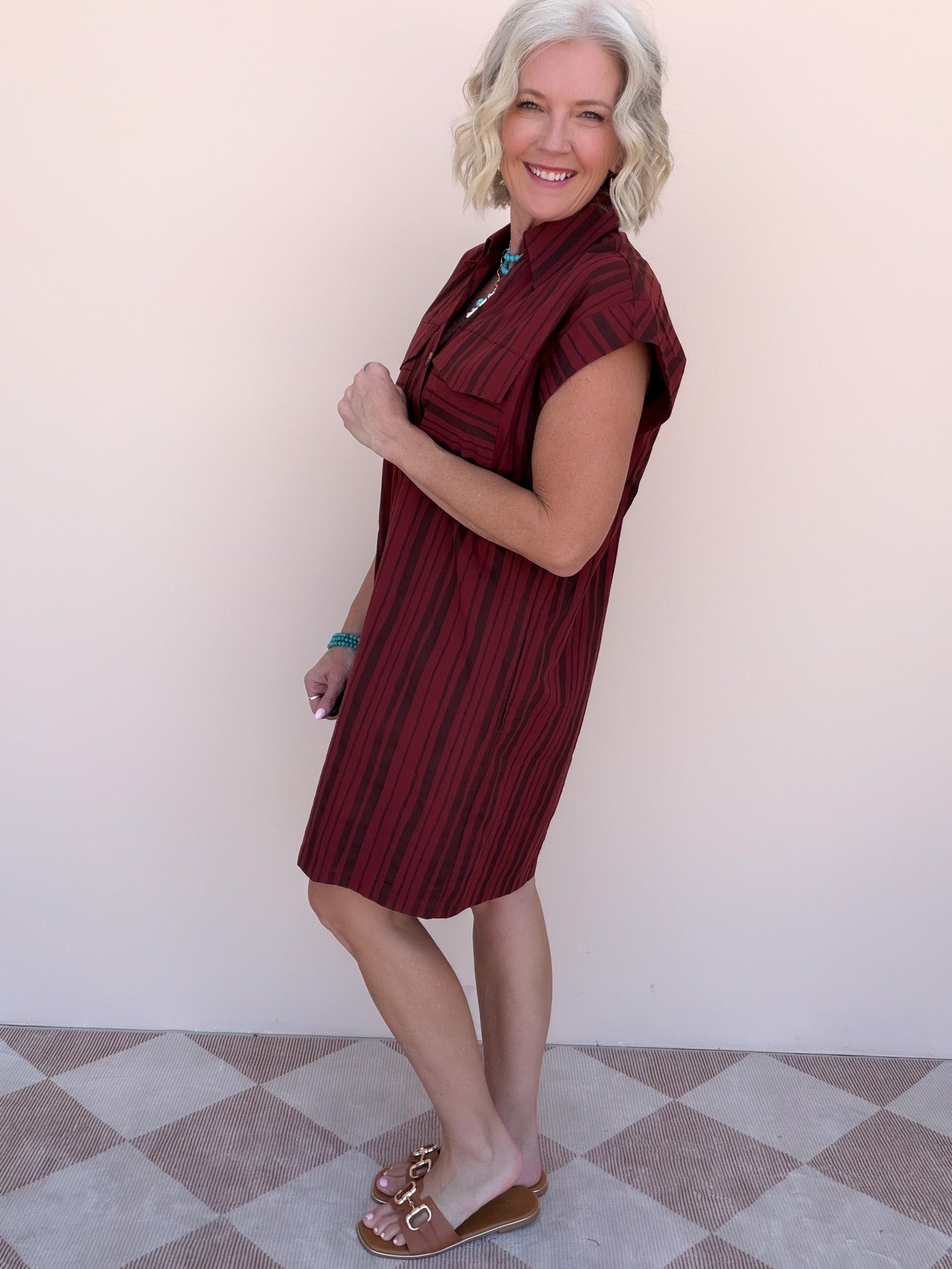 All in a Row Dress