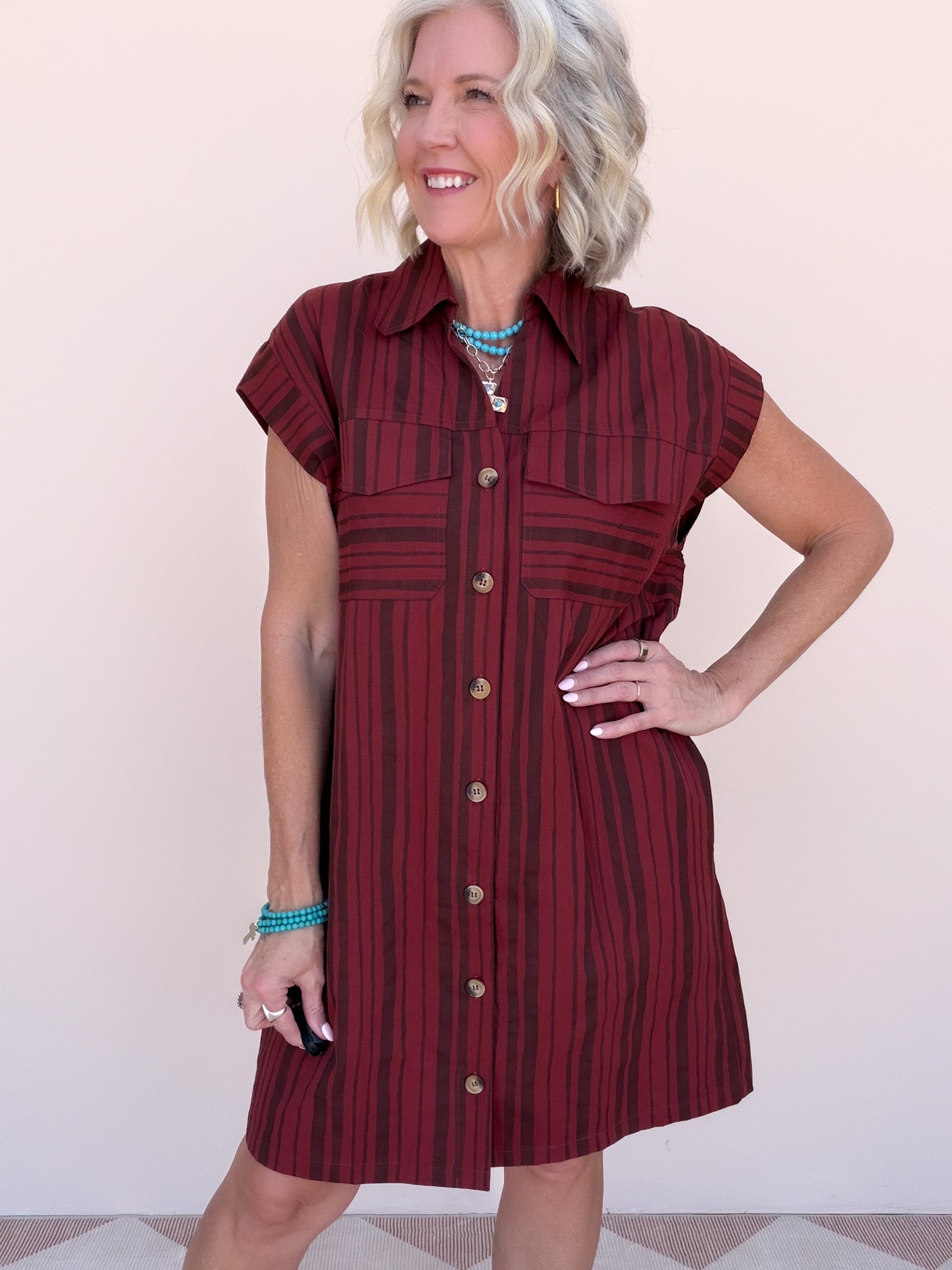 All in a Row Dress