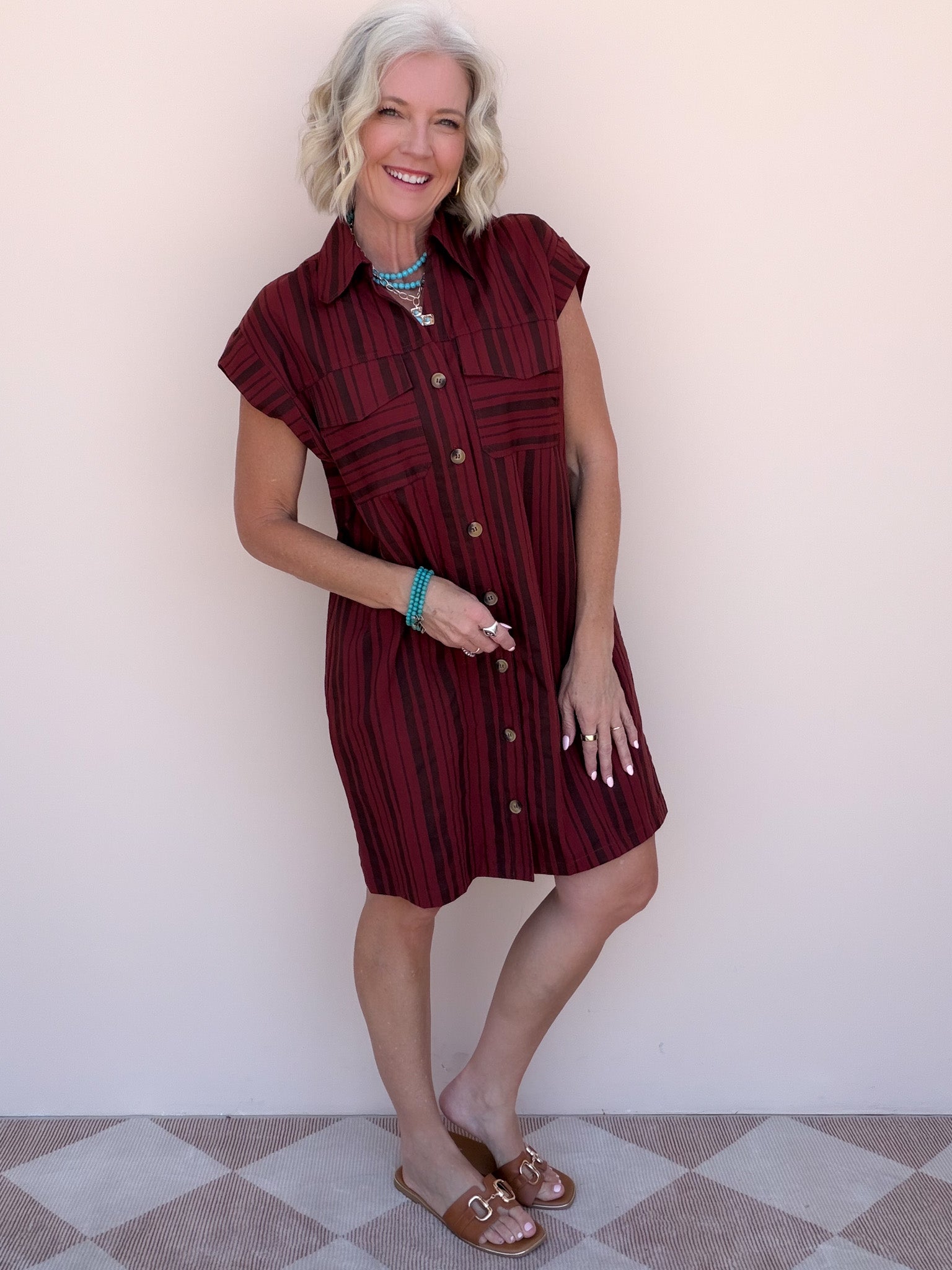 All in a Row Dress