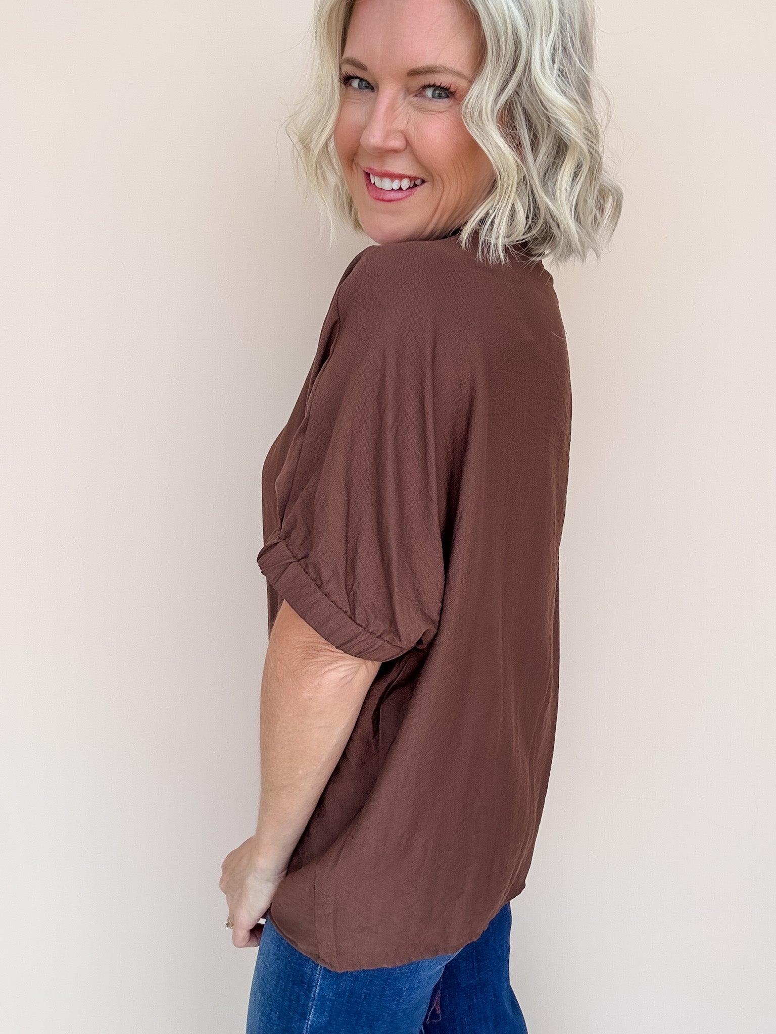 Rogue Trim Top | Brown