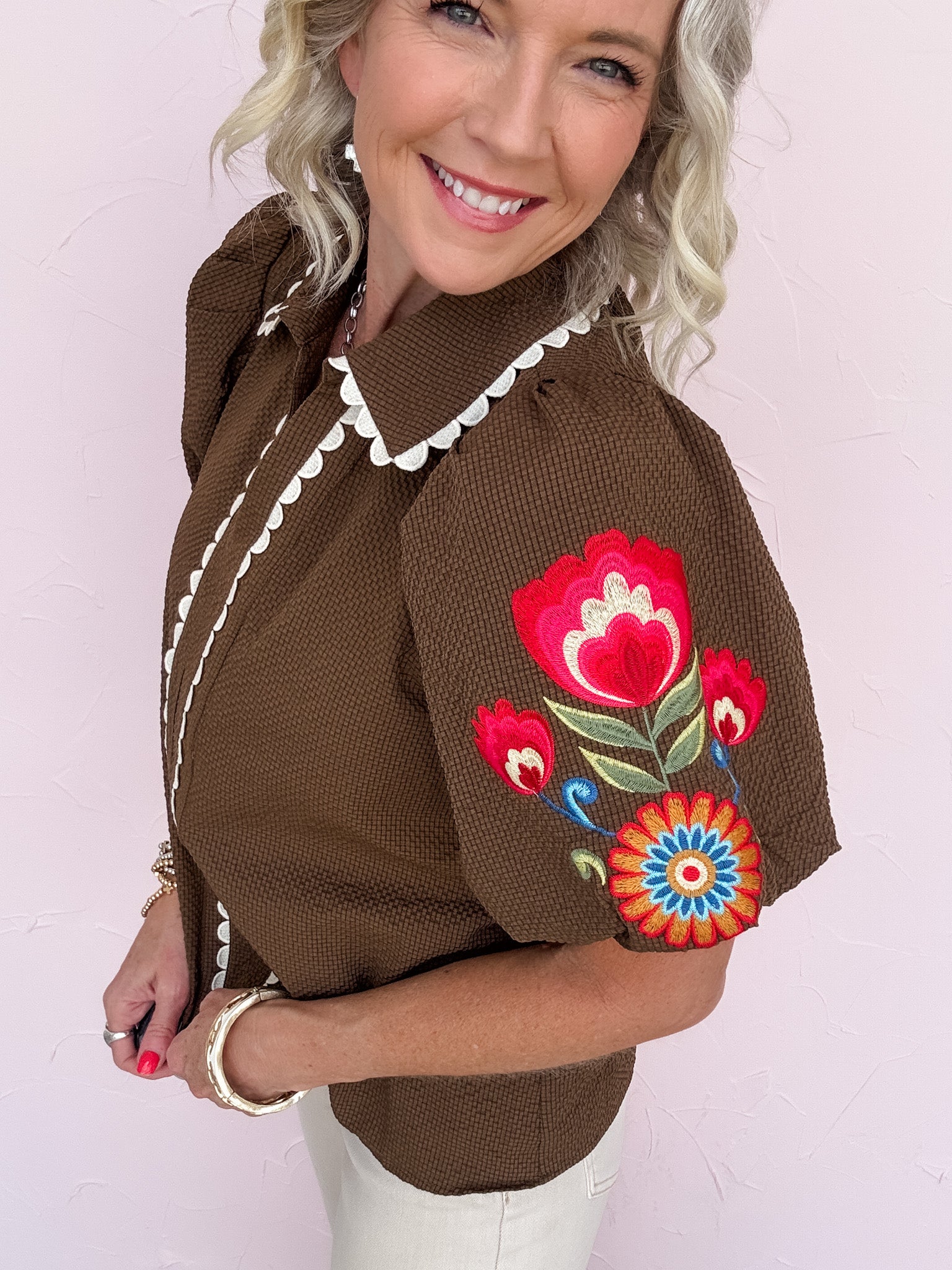 Floral Trail Top