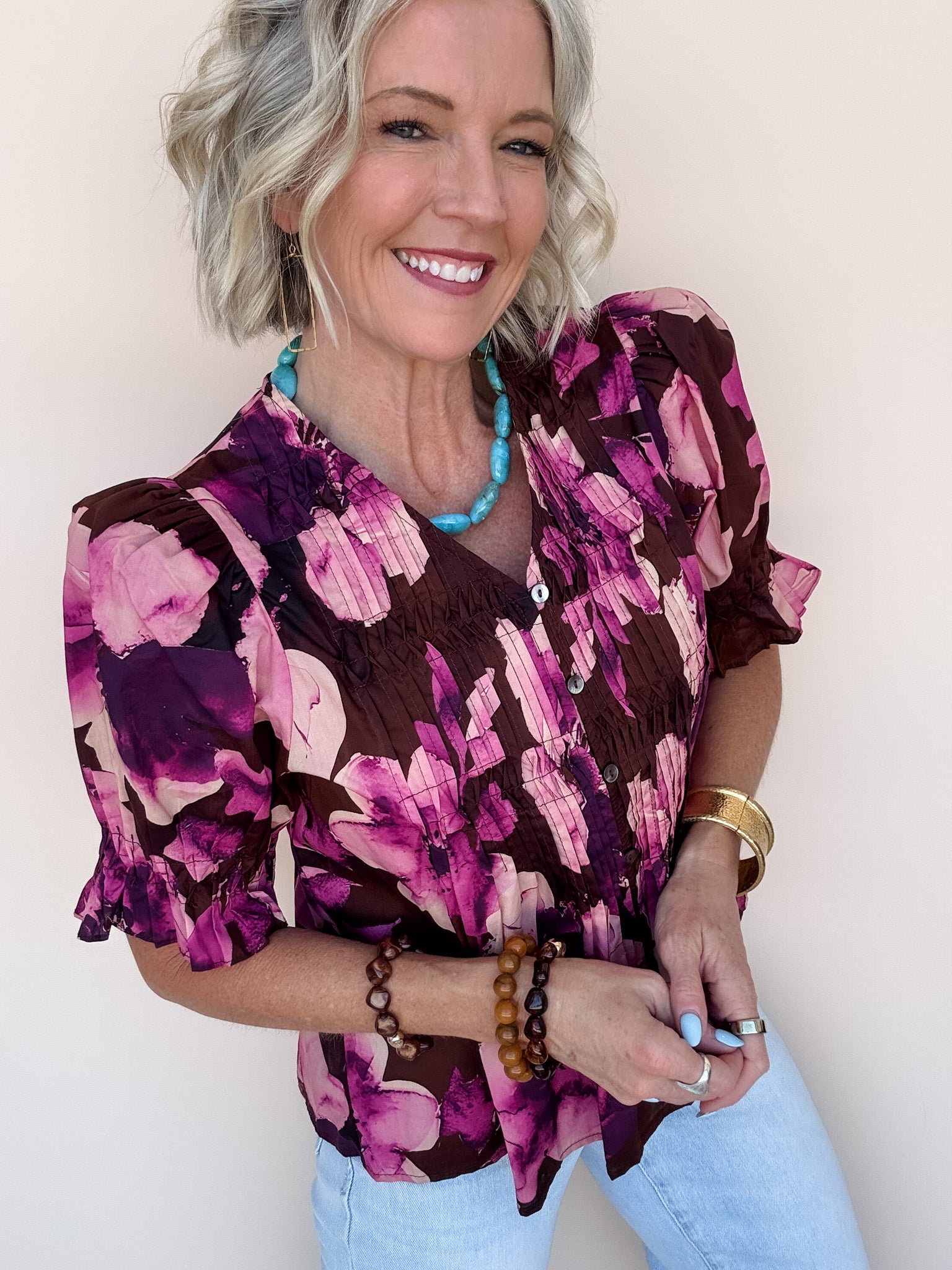 Amara Floral Top