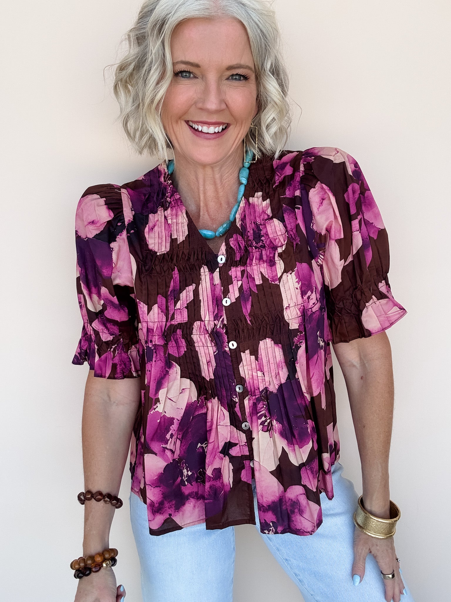 Amara Floral Top