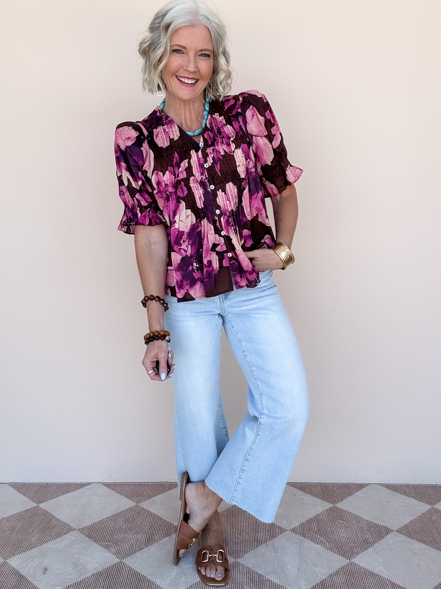 Amara Floral Top
