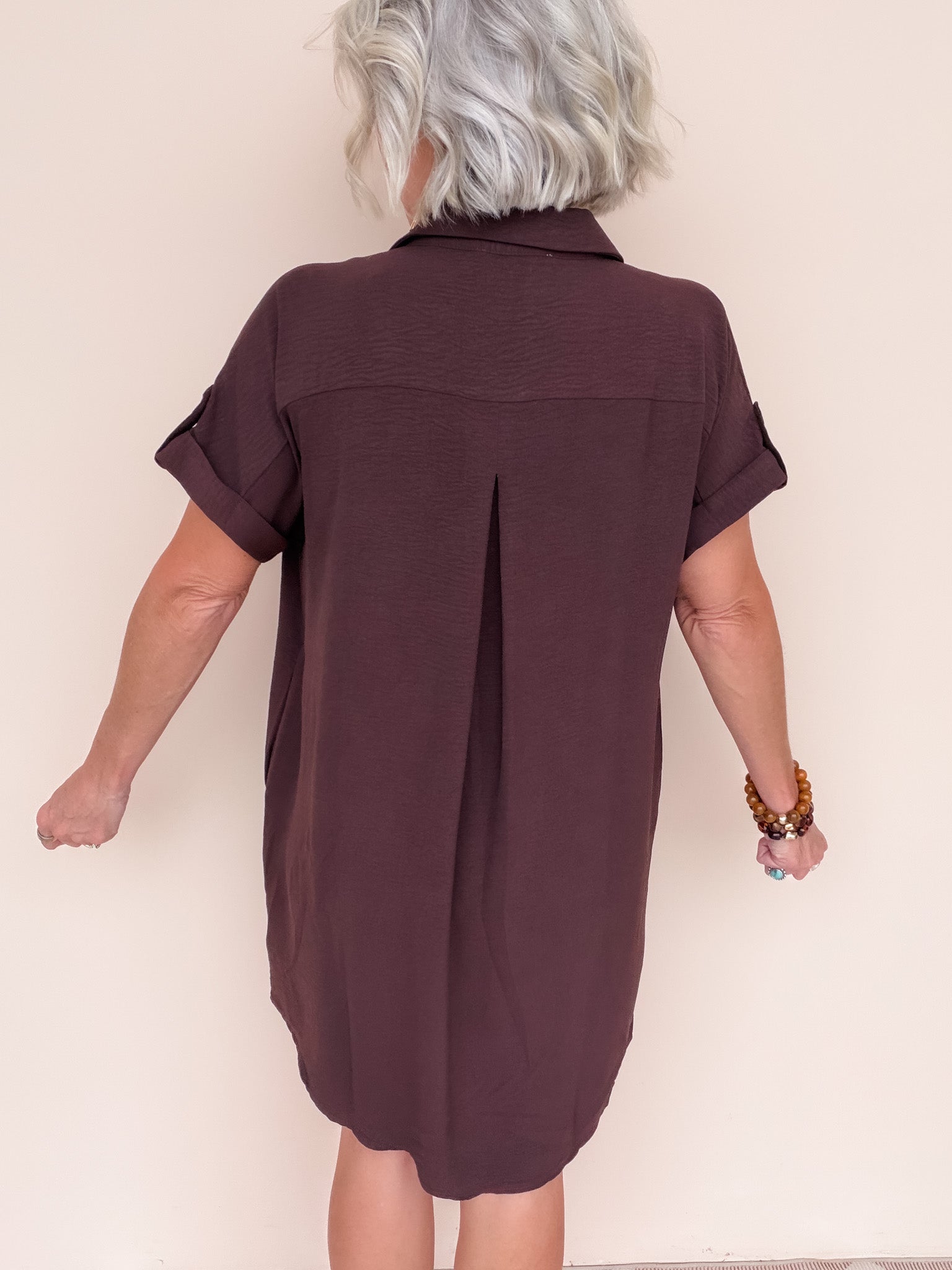 Marketplace Shirt Dress | Brown