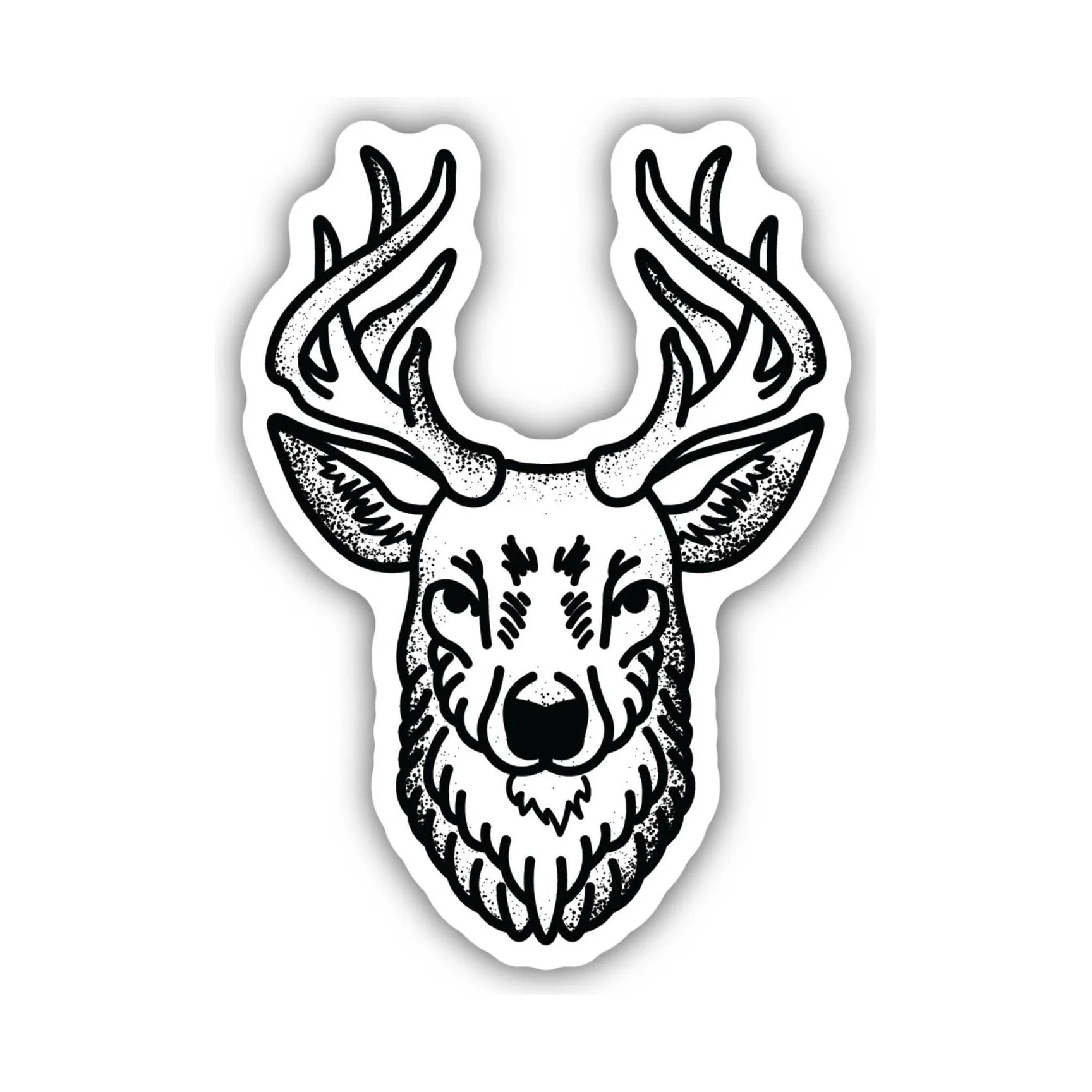 Buck Head Sticker