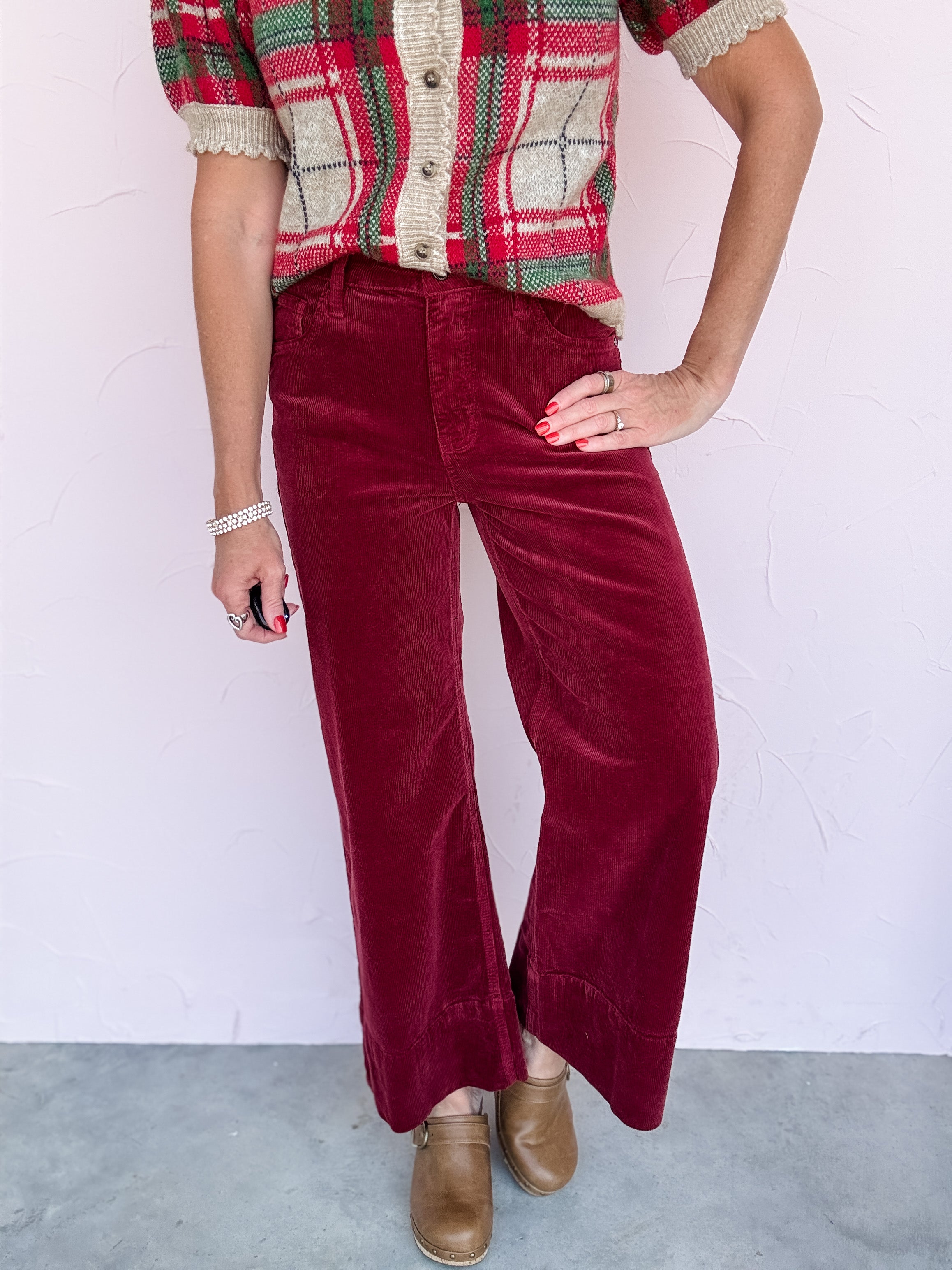 All Is Wine Corduroy Pants