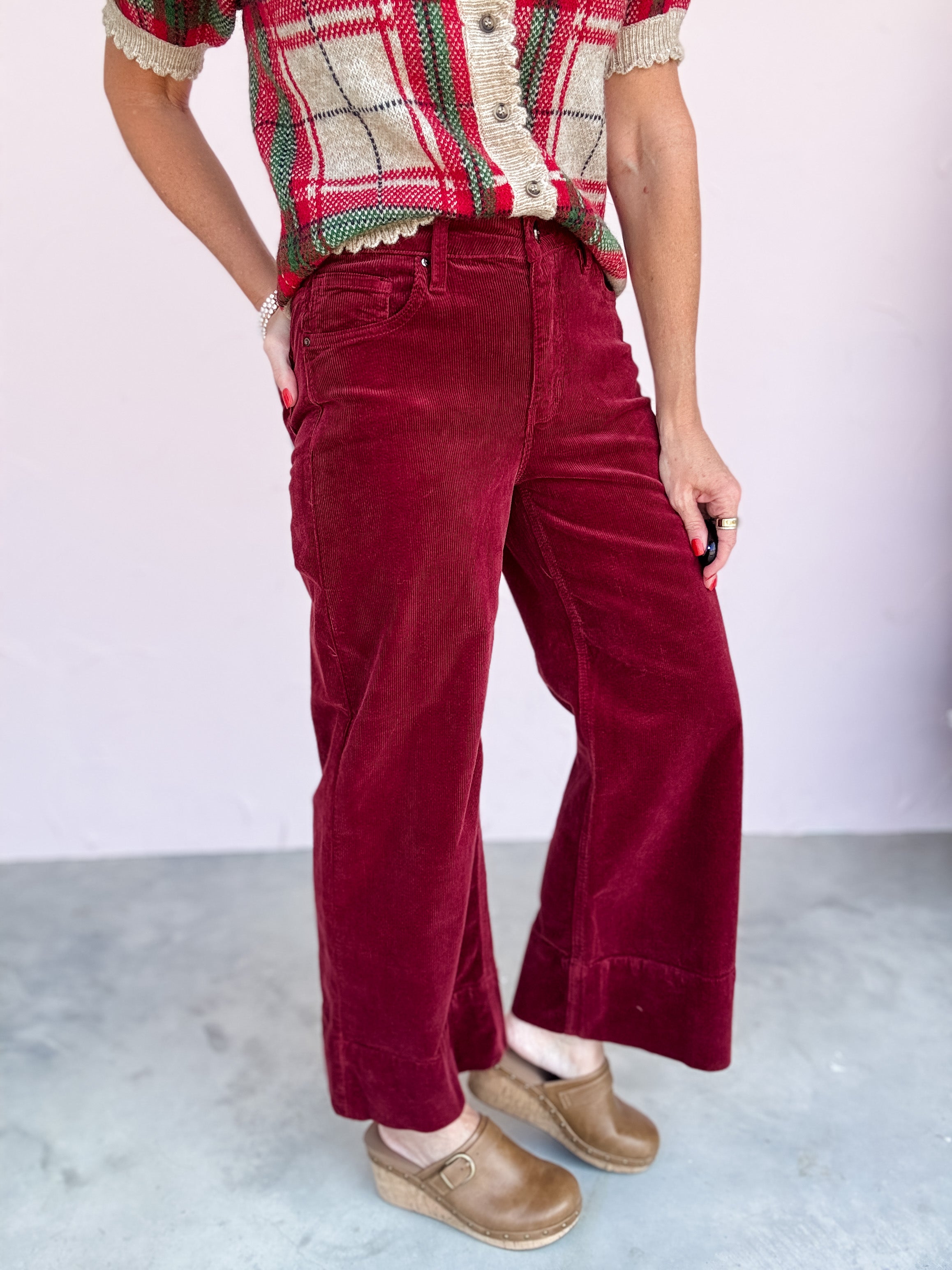 All Is Wine Corduroy Pants