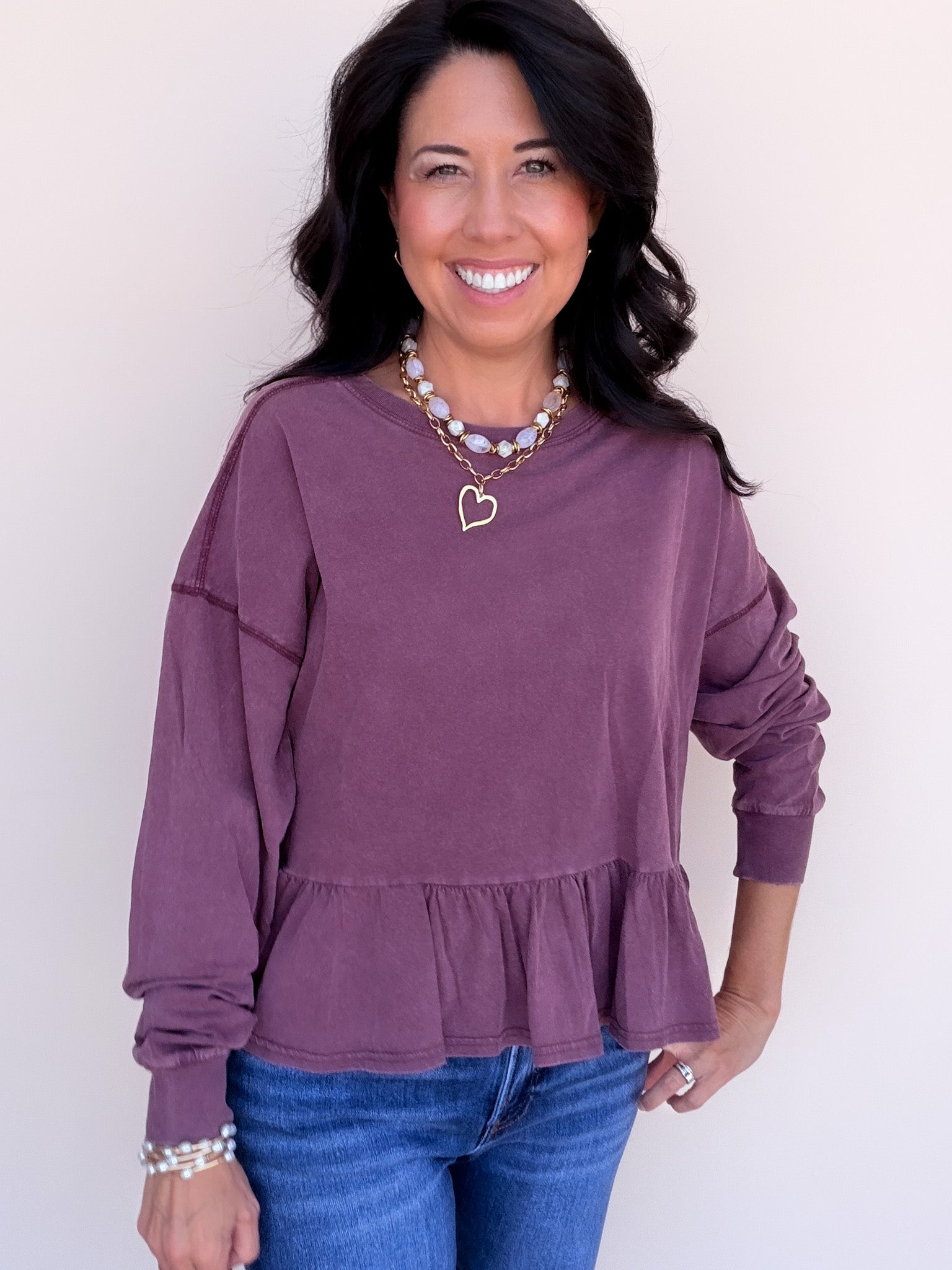 Peplum Perk Top