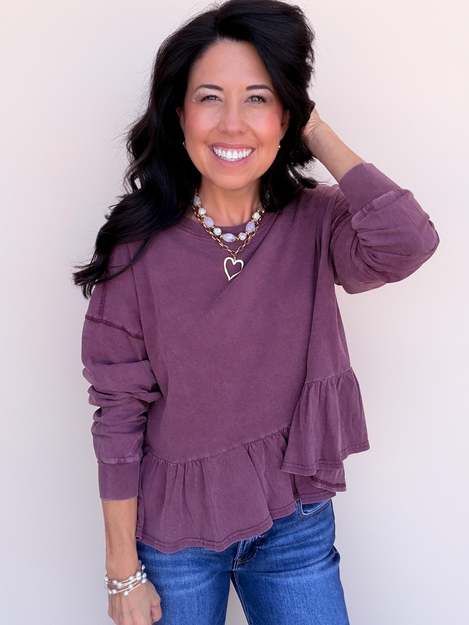 Peplum Perk Top