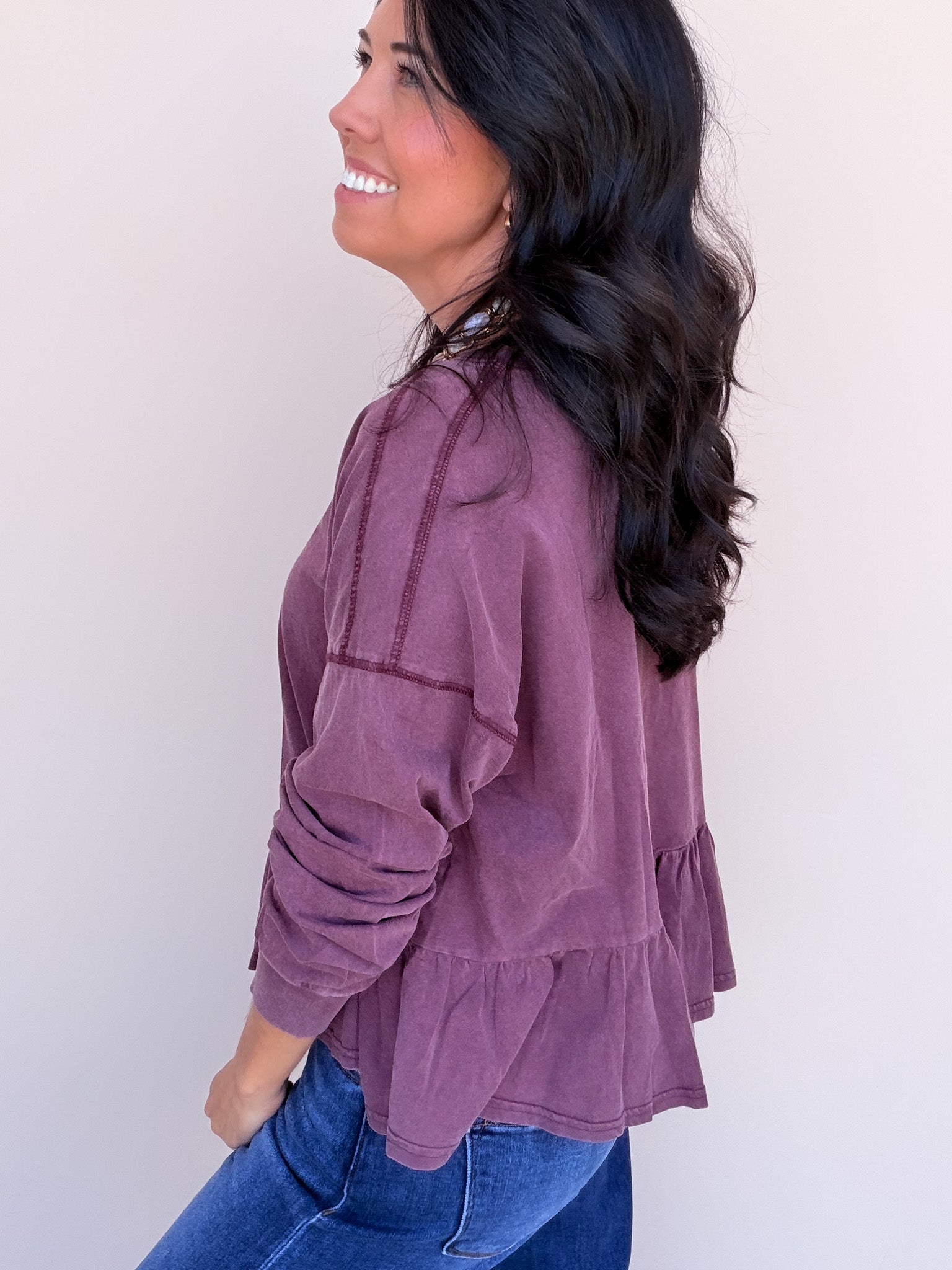 Peplum Perk Top
