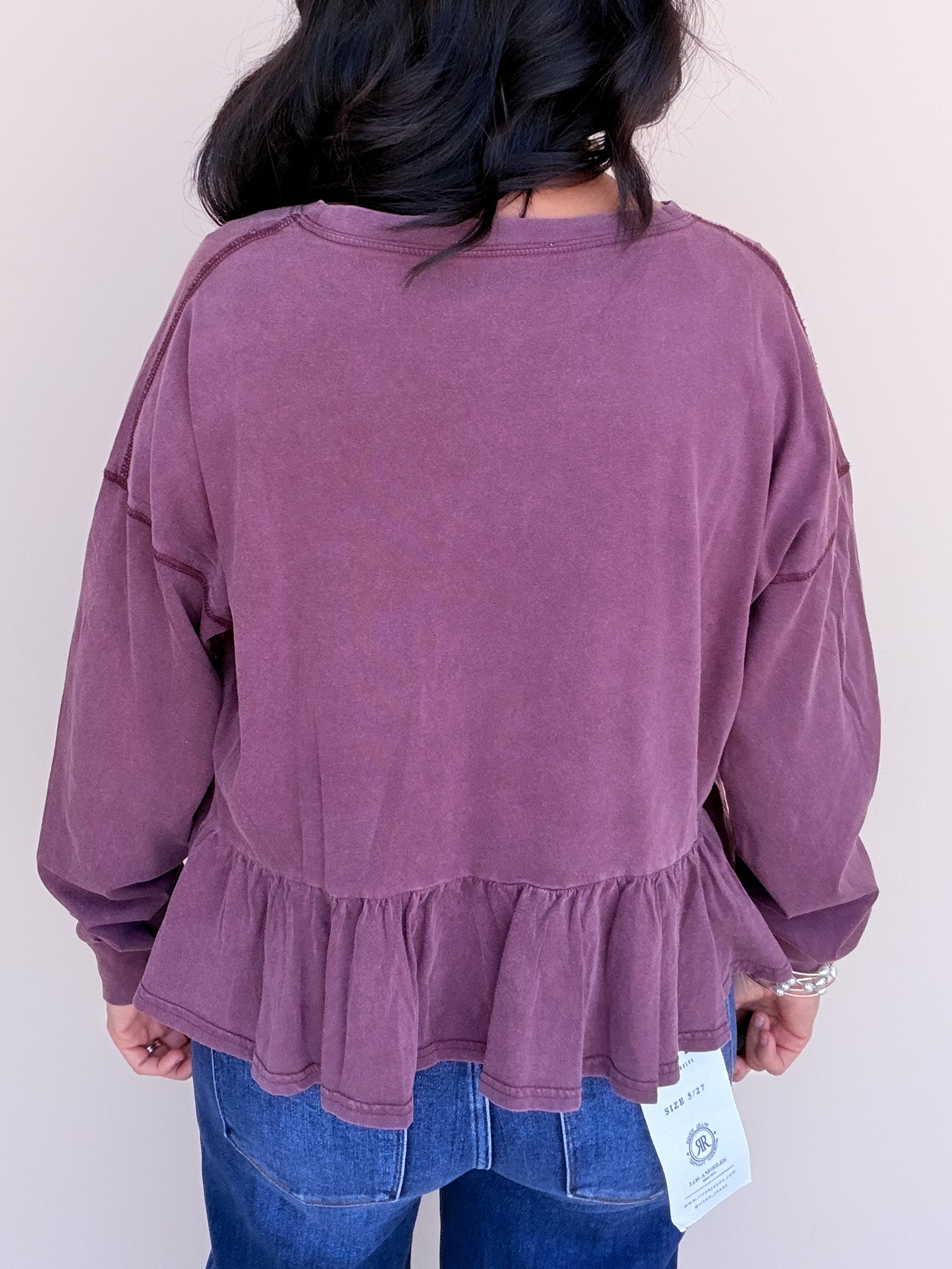 Peplum Perk Top